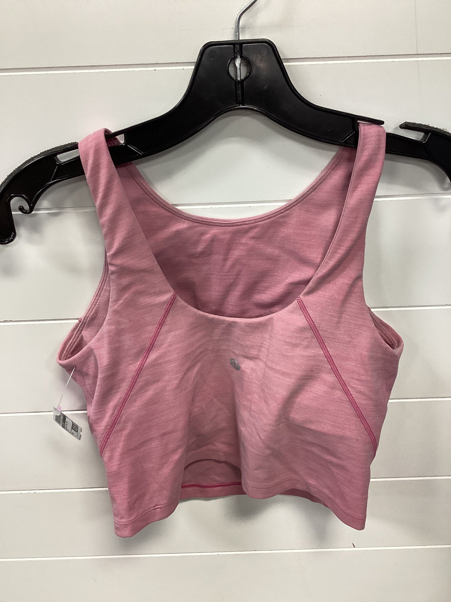 Athletic Tank Top By Lululemon In Pink, Size:6