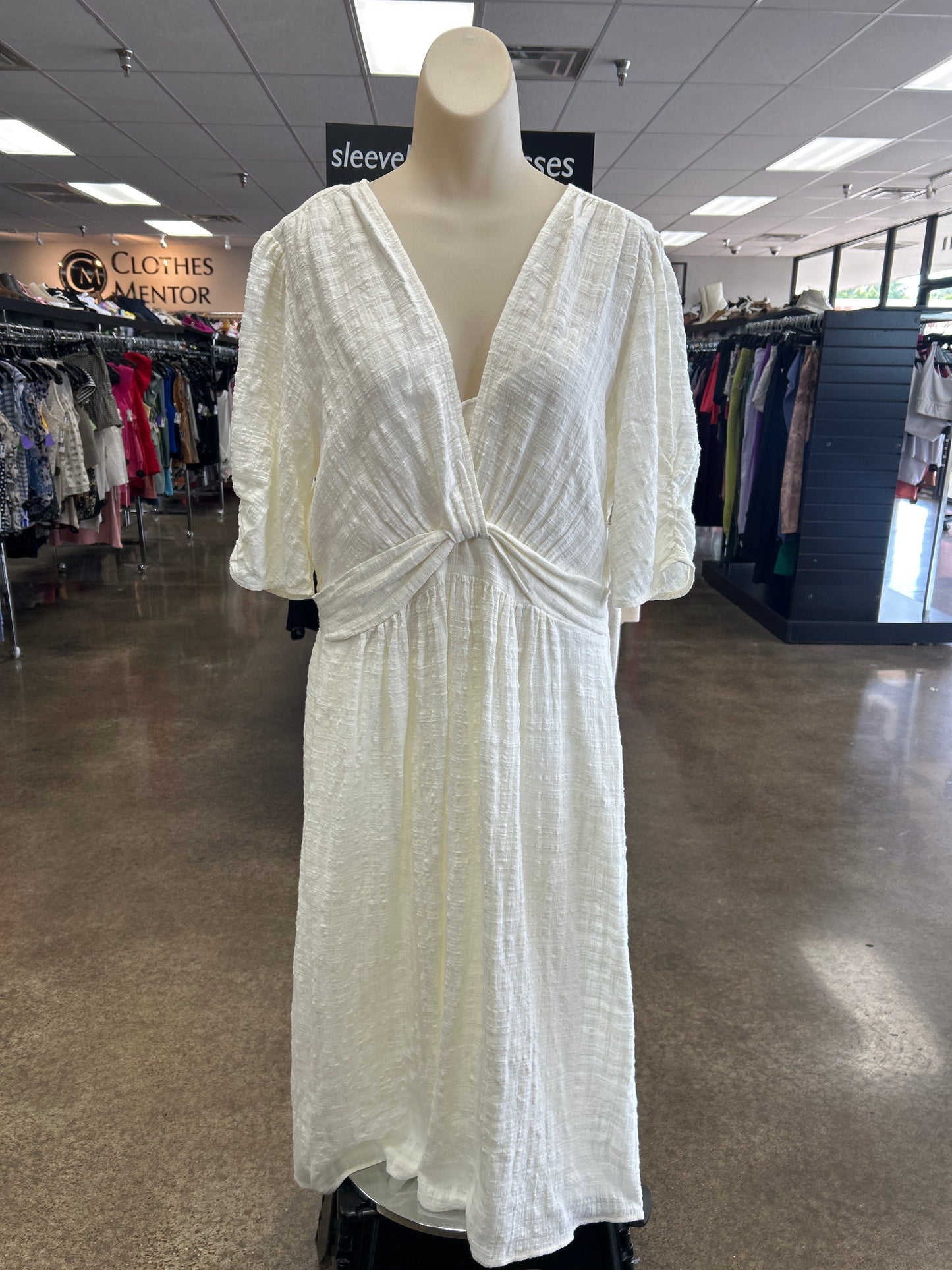 Dress Casual Maxi By Velvet By Graham & Spencer In Cream, Size:L