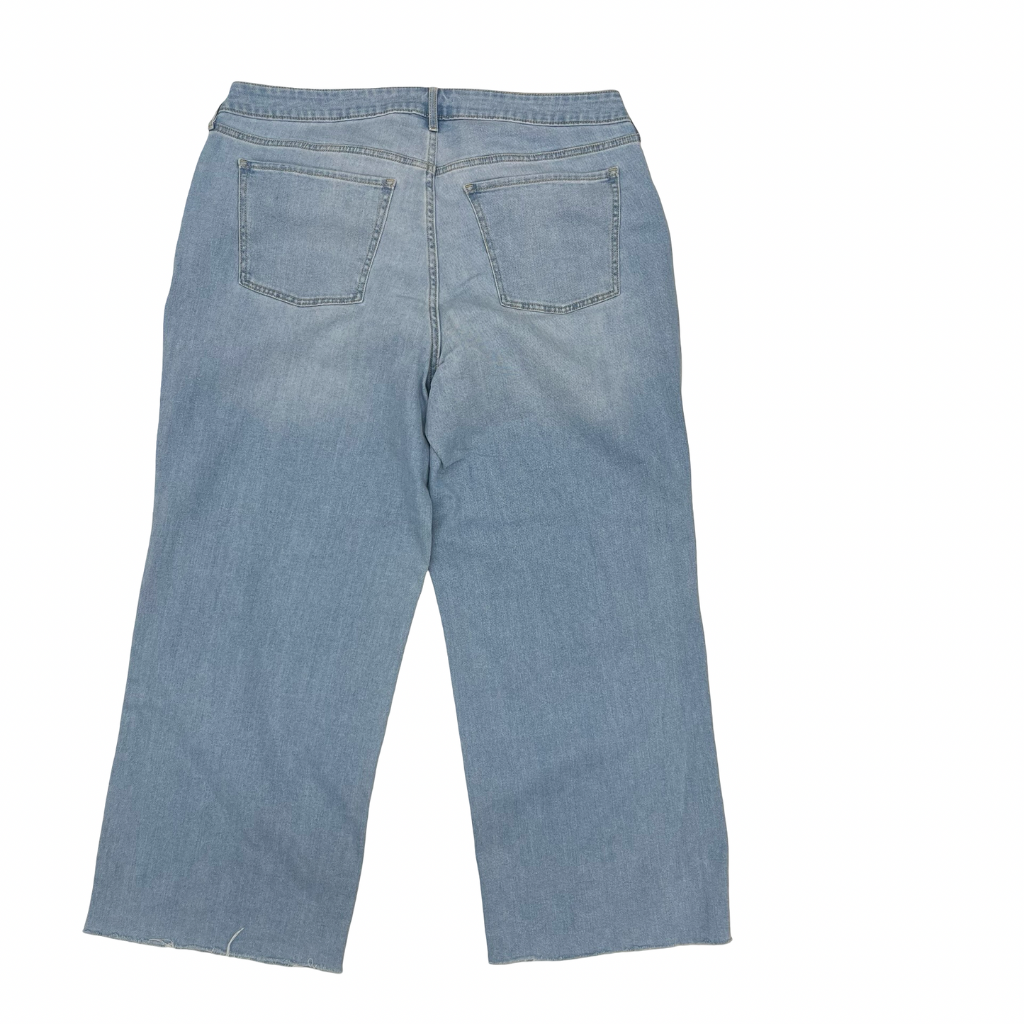 Jeans Wide Leg By Old Navy In Blue Denim, Size:20