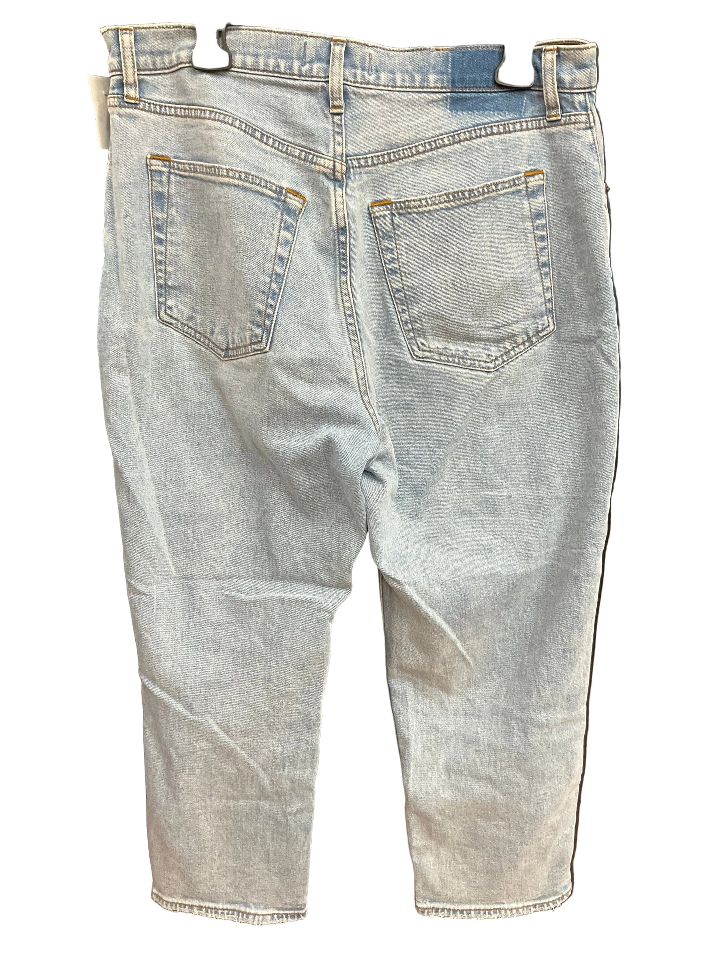 Jeans Straight By Abercrombie And Fitch In Blue Denim, Size: 14p