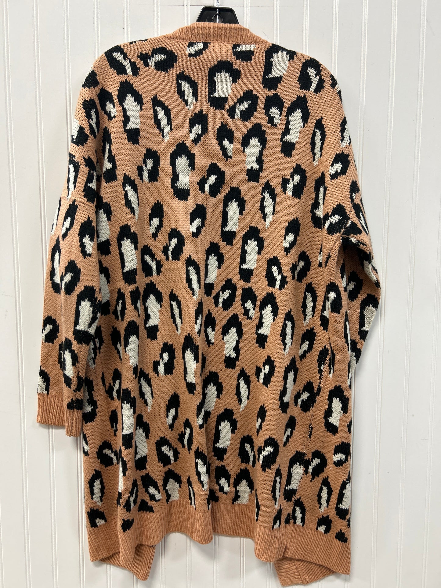 Sweater Cardigan By Cmc In Animal Print, Size:S