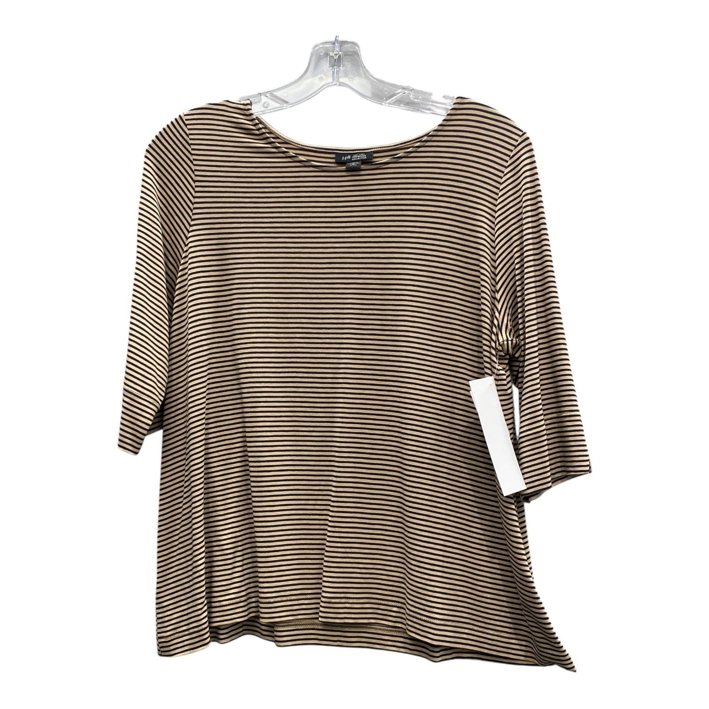 Top Ss By J. Jill In Black & Tan, Size:Mp