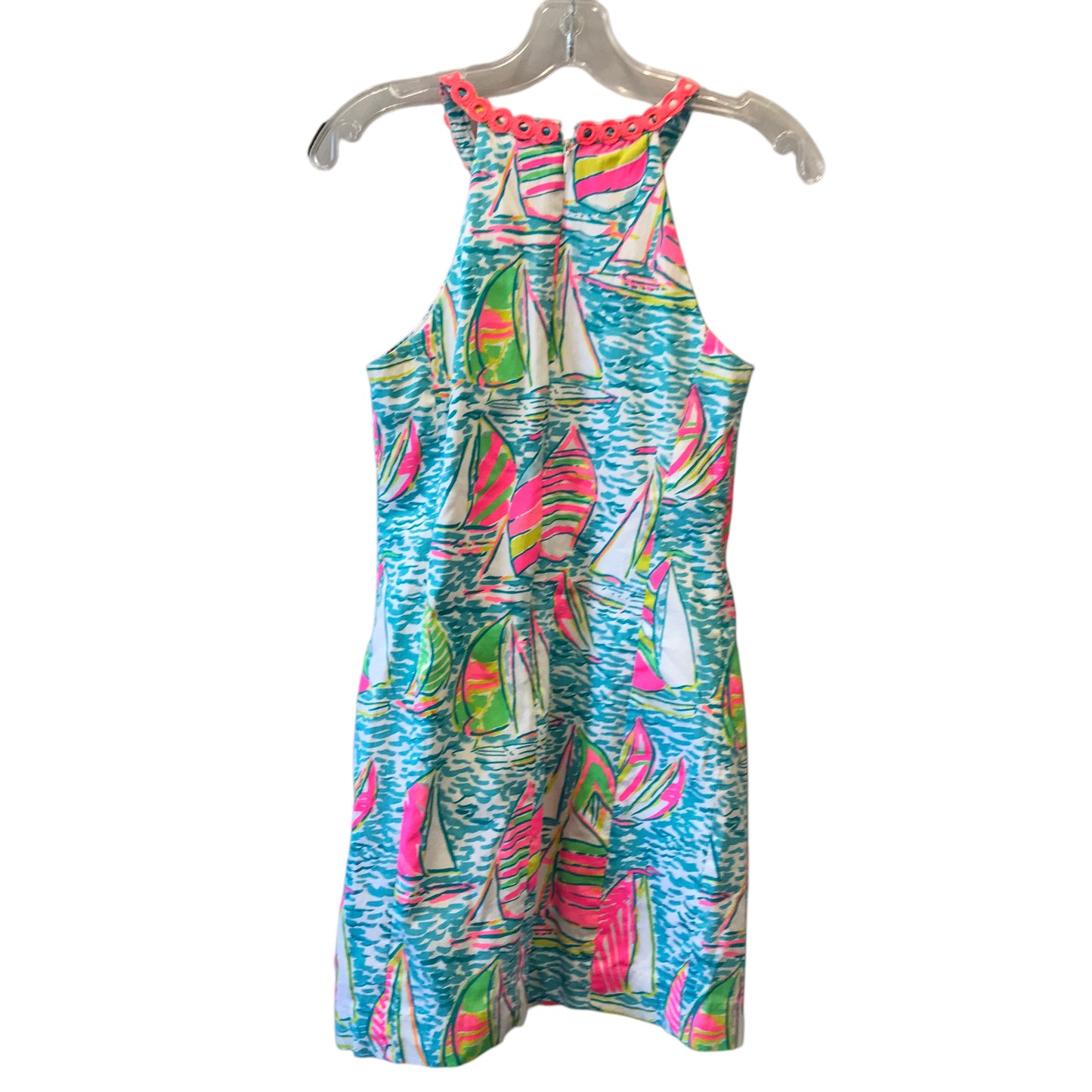 Dress Designer By Lilly Pulitzer In Aqua, Size:Xs