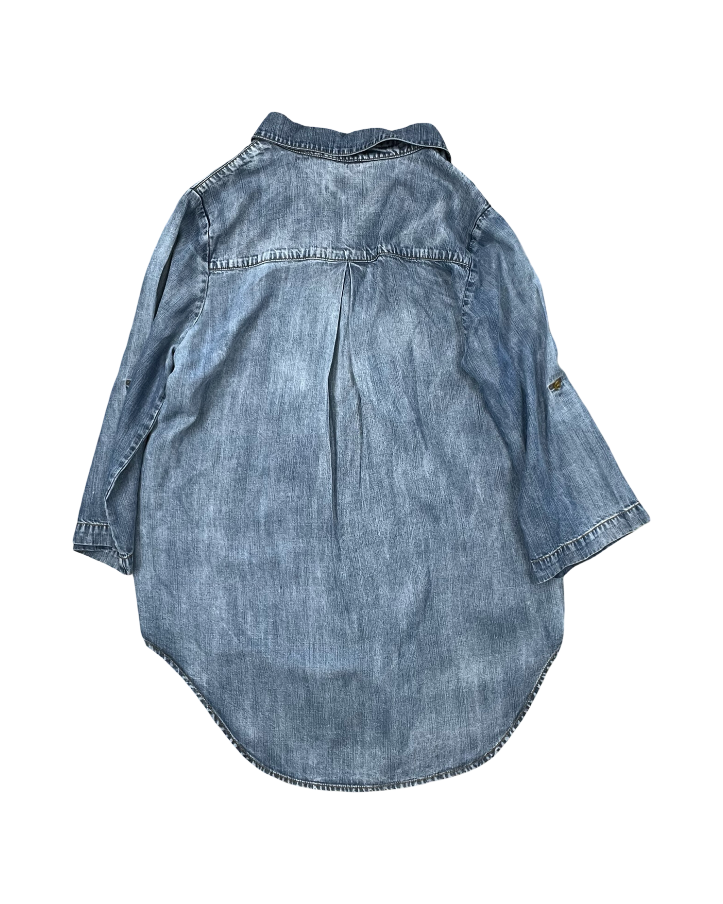 Top Ls By Clothes Mentor In Blue Denim, Size:Xs