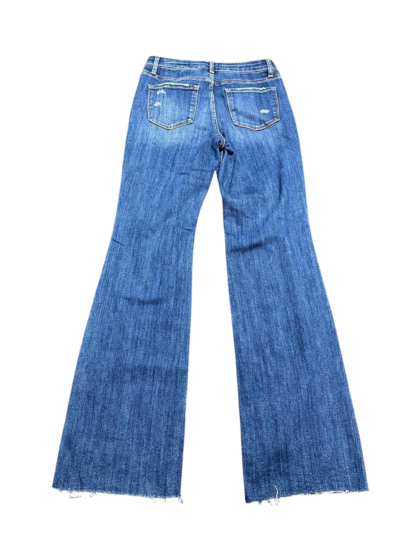 Jeans Wide Leg By Vervet In Blue Denim, Size:6