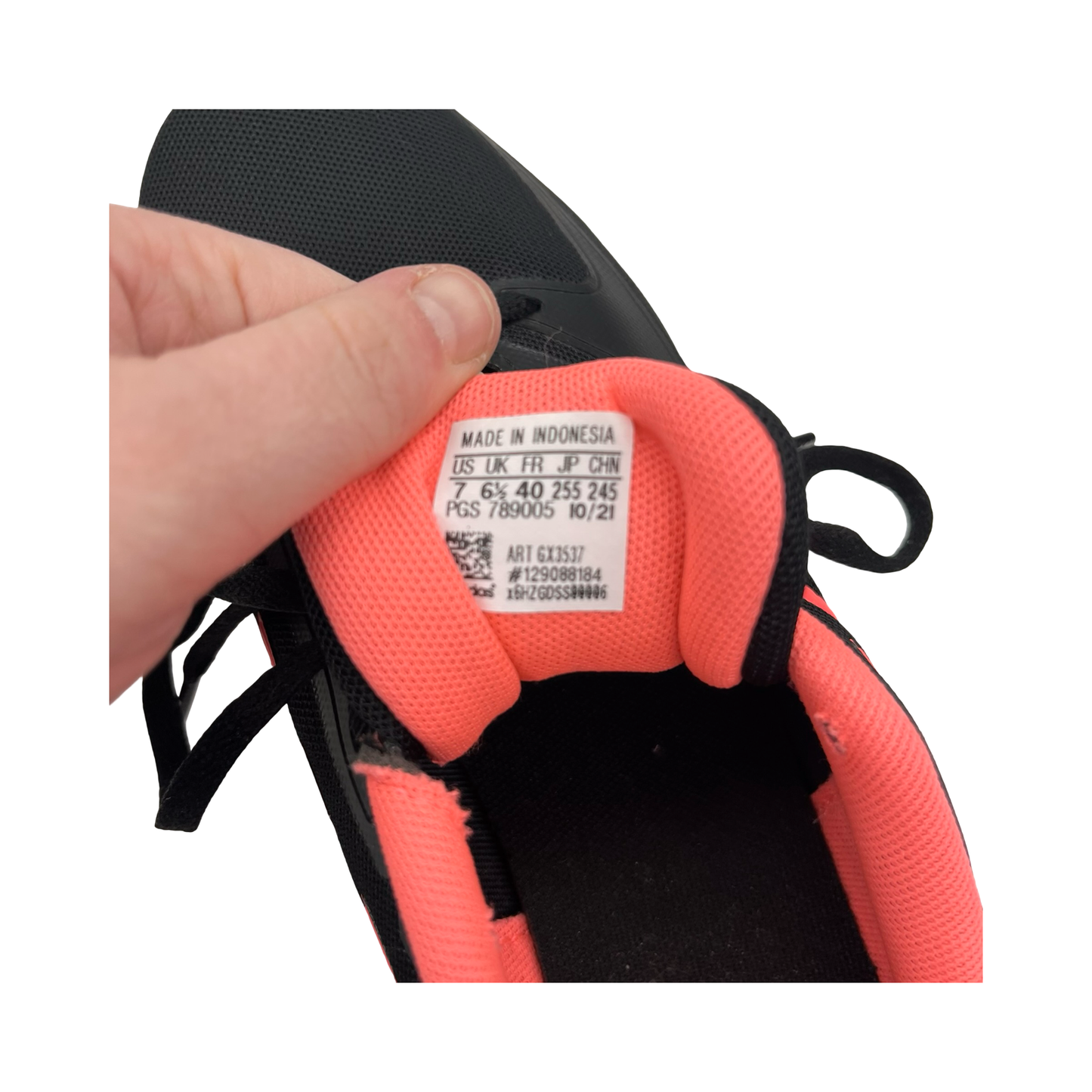 Shoes Athletic By Adidas In Black & Orange, Size:7