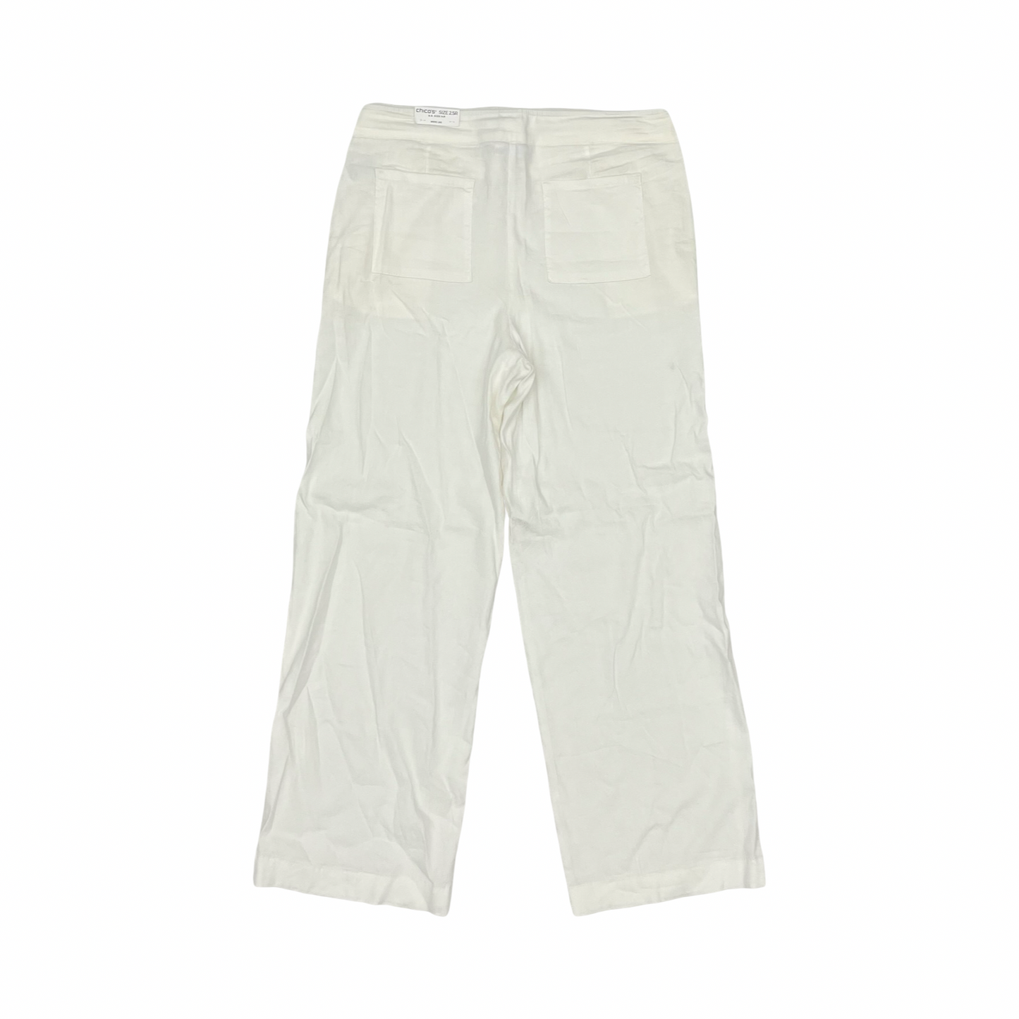 Pants Wide Leg By Chicos In Cream, Size:14