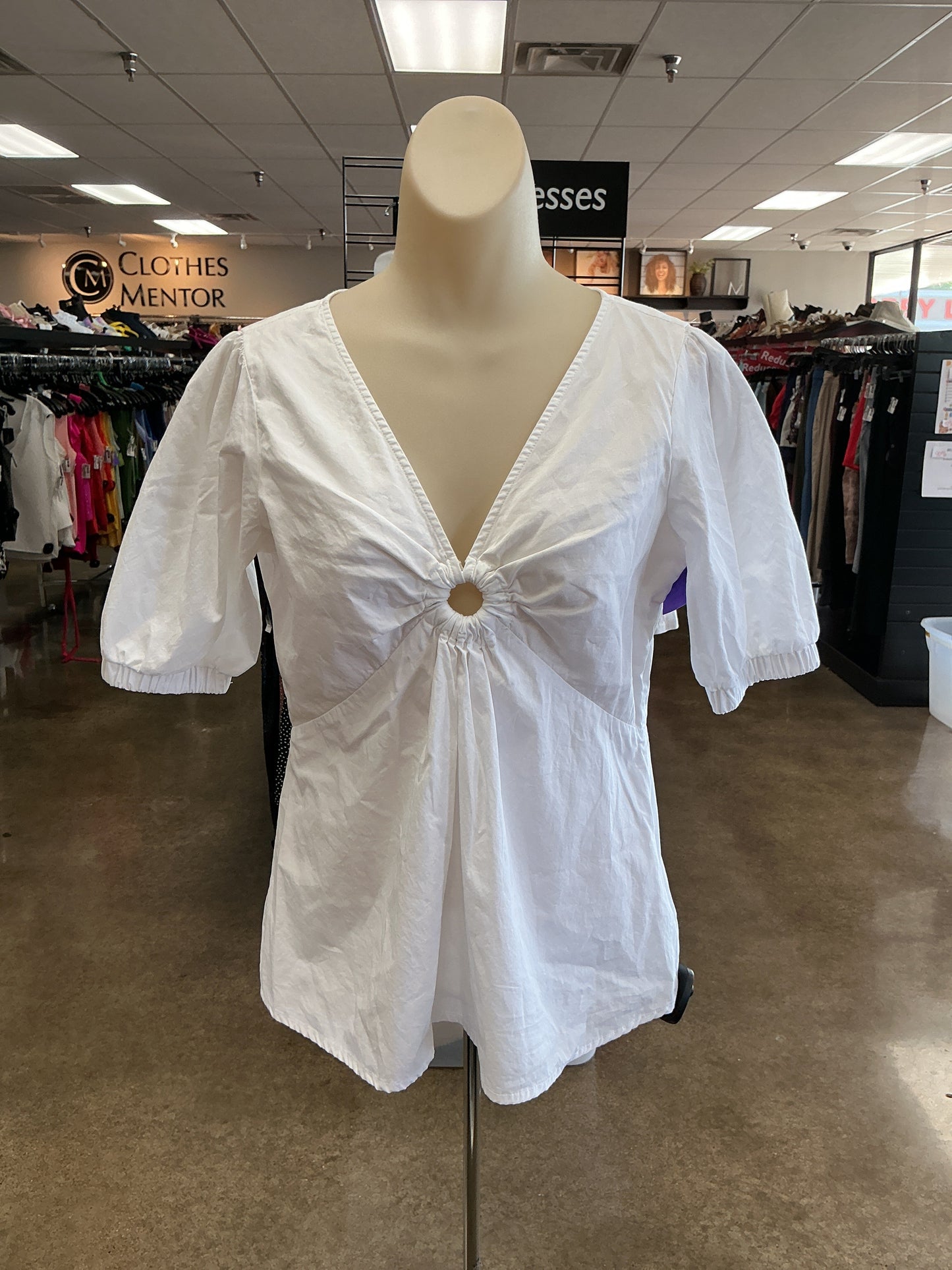 Top Ss By Michael By Michael Kors In White, Size:S
