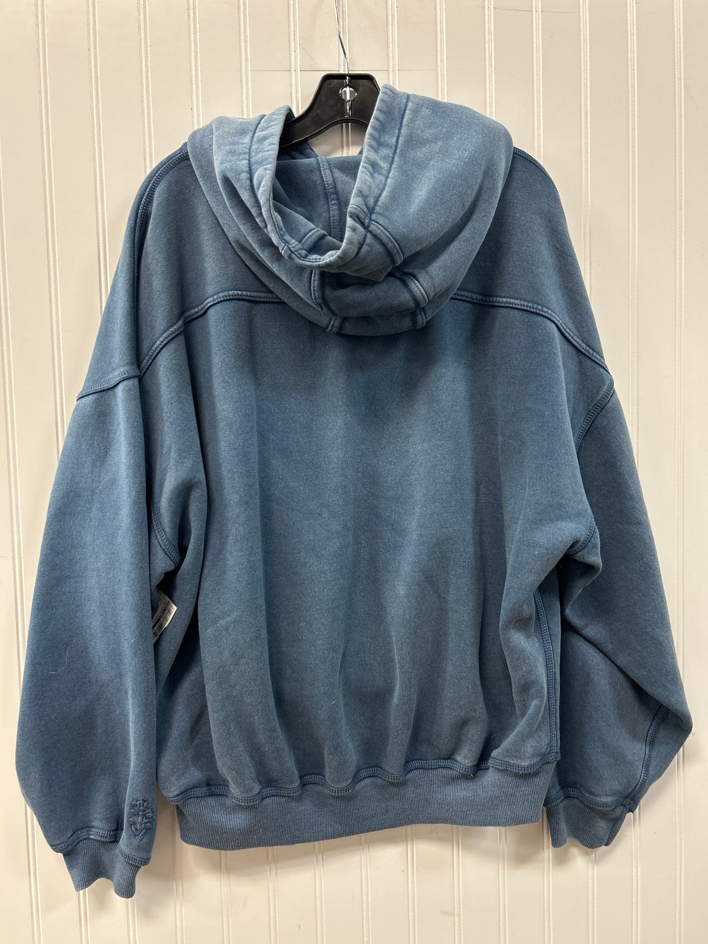 Sweatshirt Hoodie By Free People In Blue, Size:S