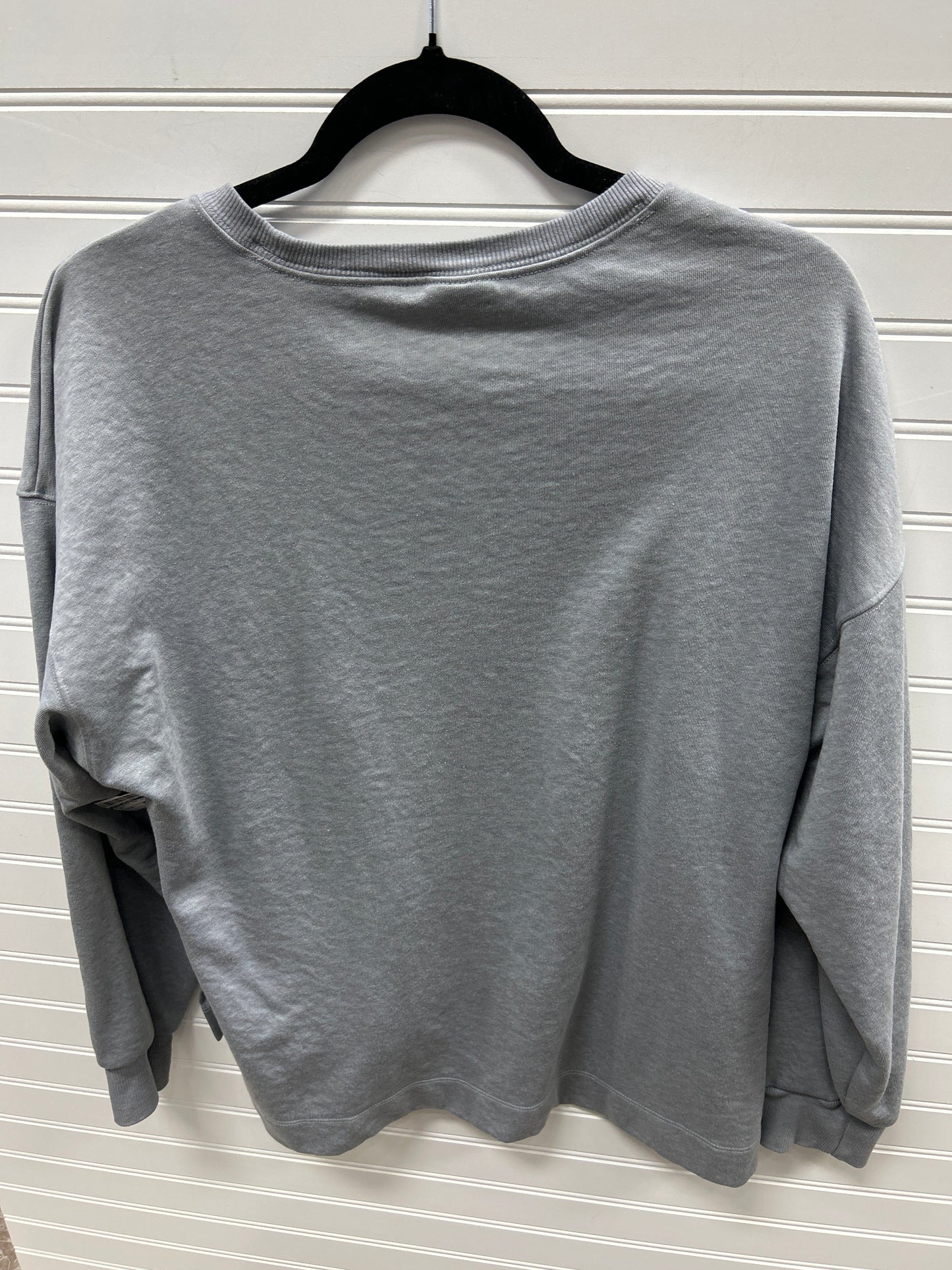 Athletic Top Ls Crewneck By Nike Apparel In Grey, Size:M