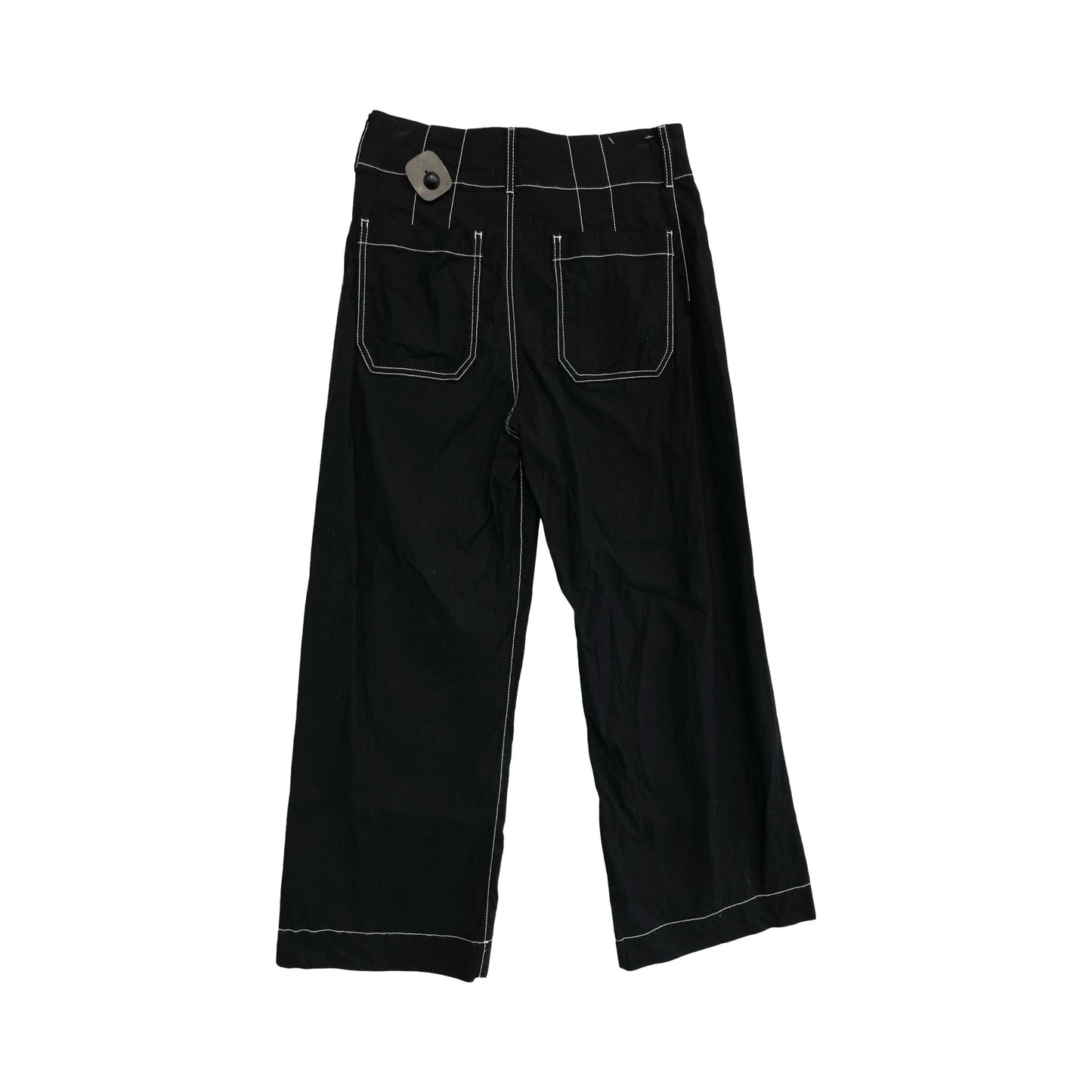 Pants Wide Leg By Maeve In Black & White, Size:6