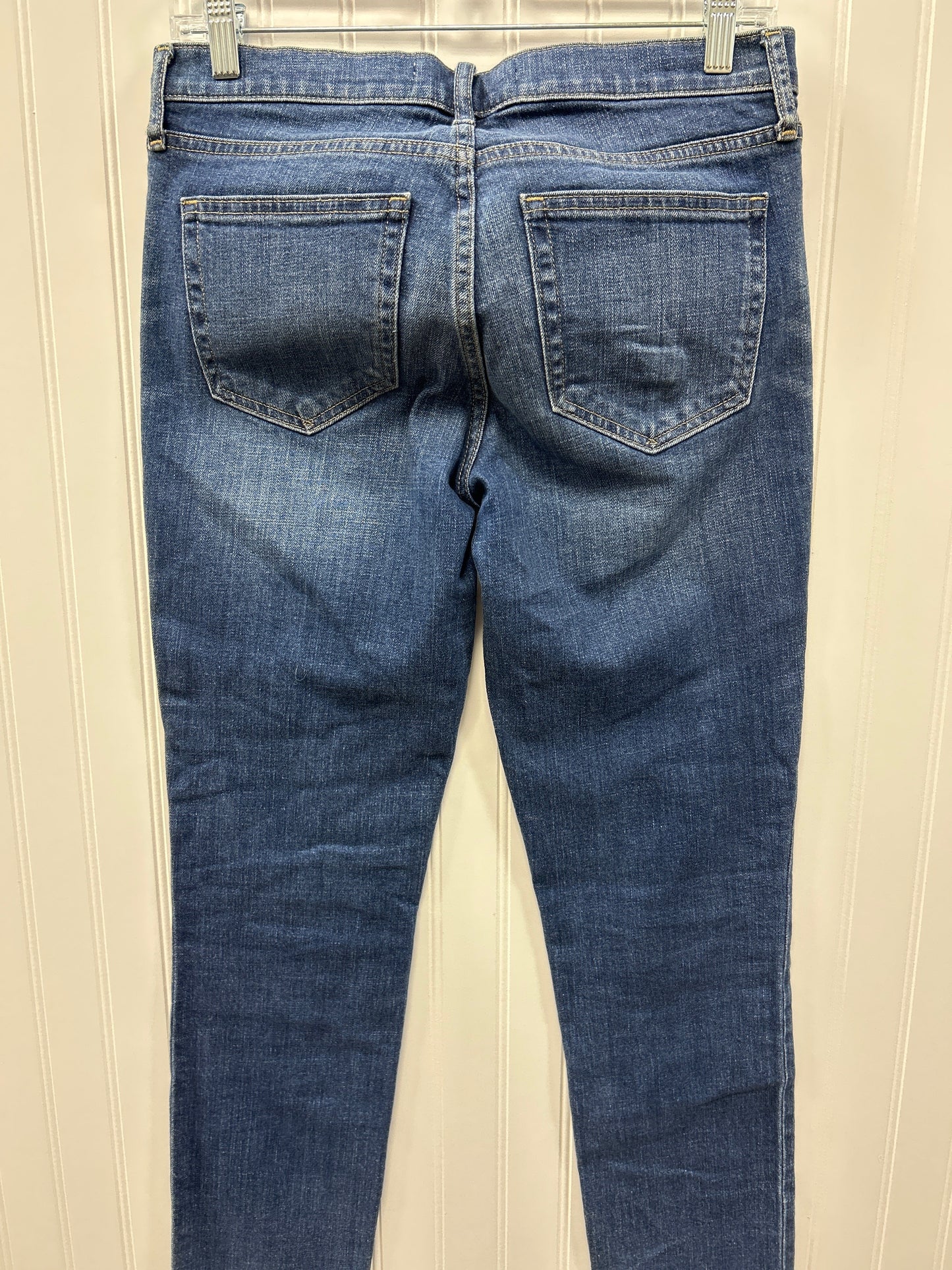 Jeans Straight By Gap In Blue Denim, Size:4