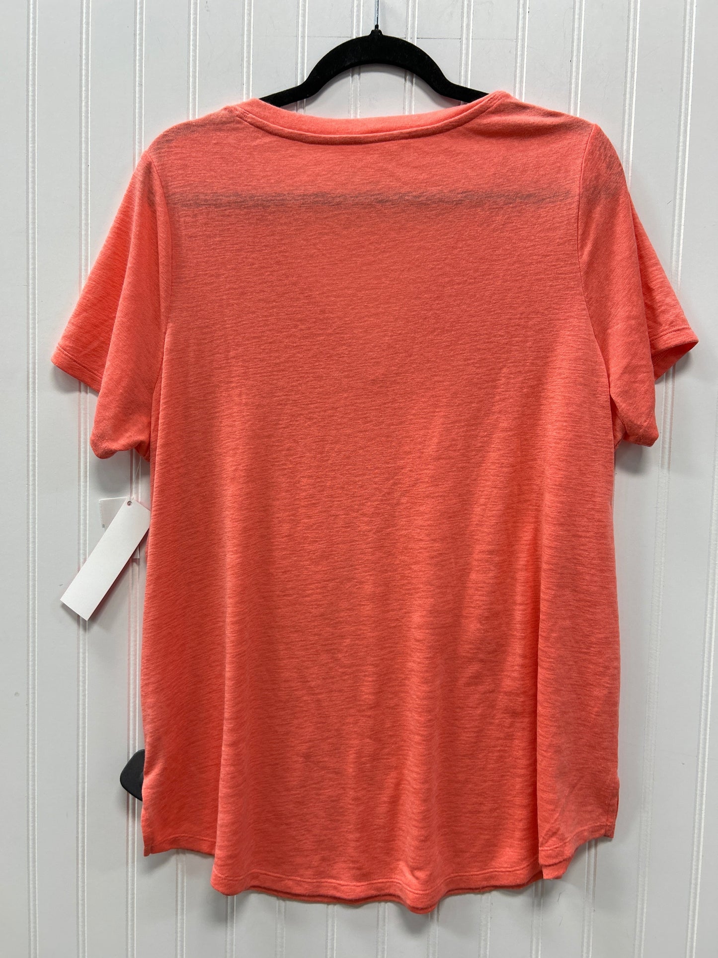 Athletic Top Ss By Athleta In Orange, Size:Xl