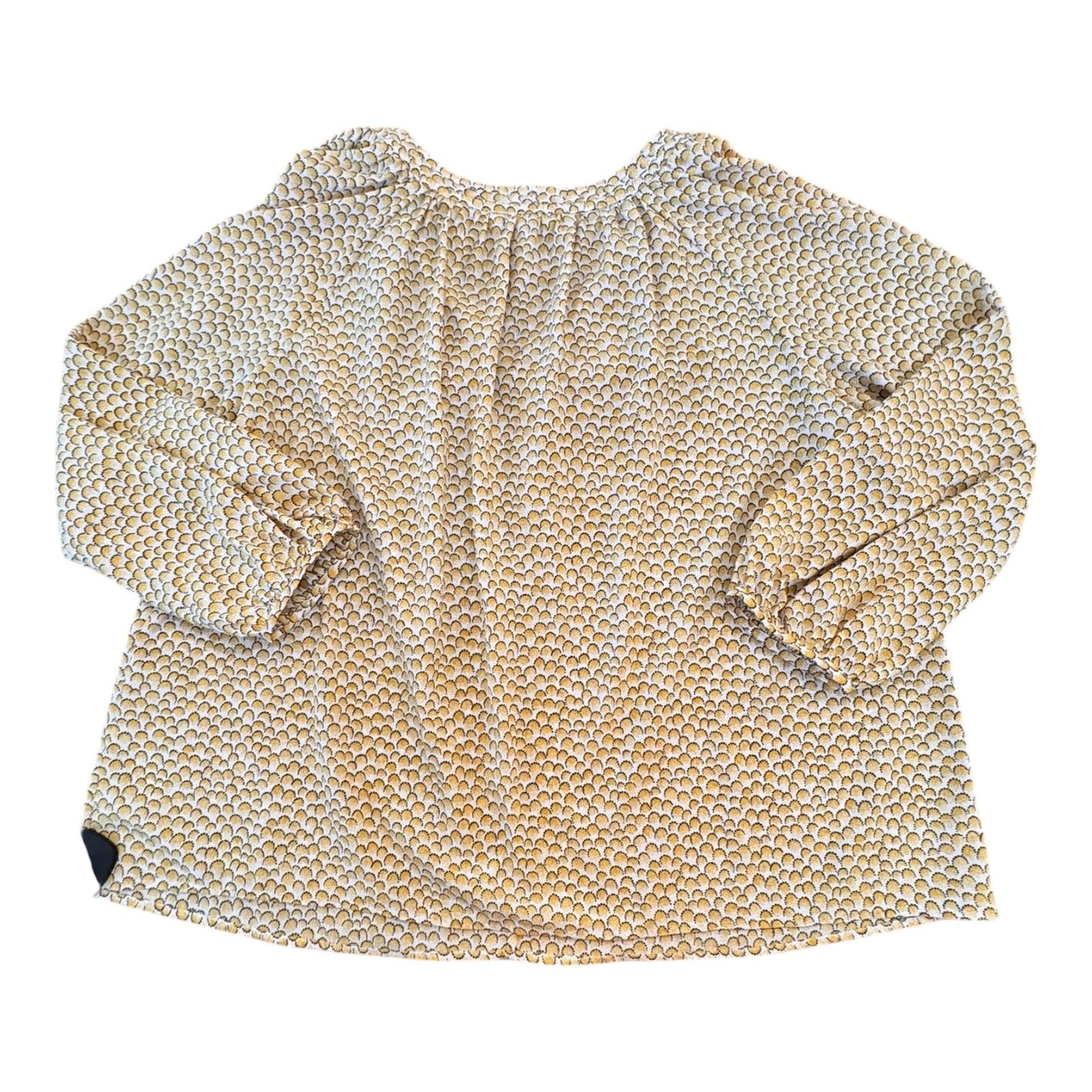 Top Ls By Boden In Tan & Yellow, Size:16