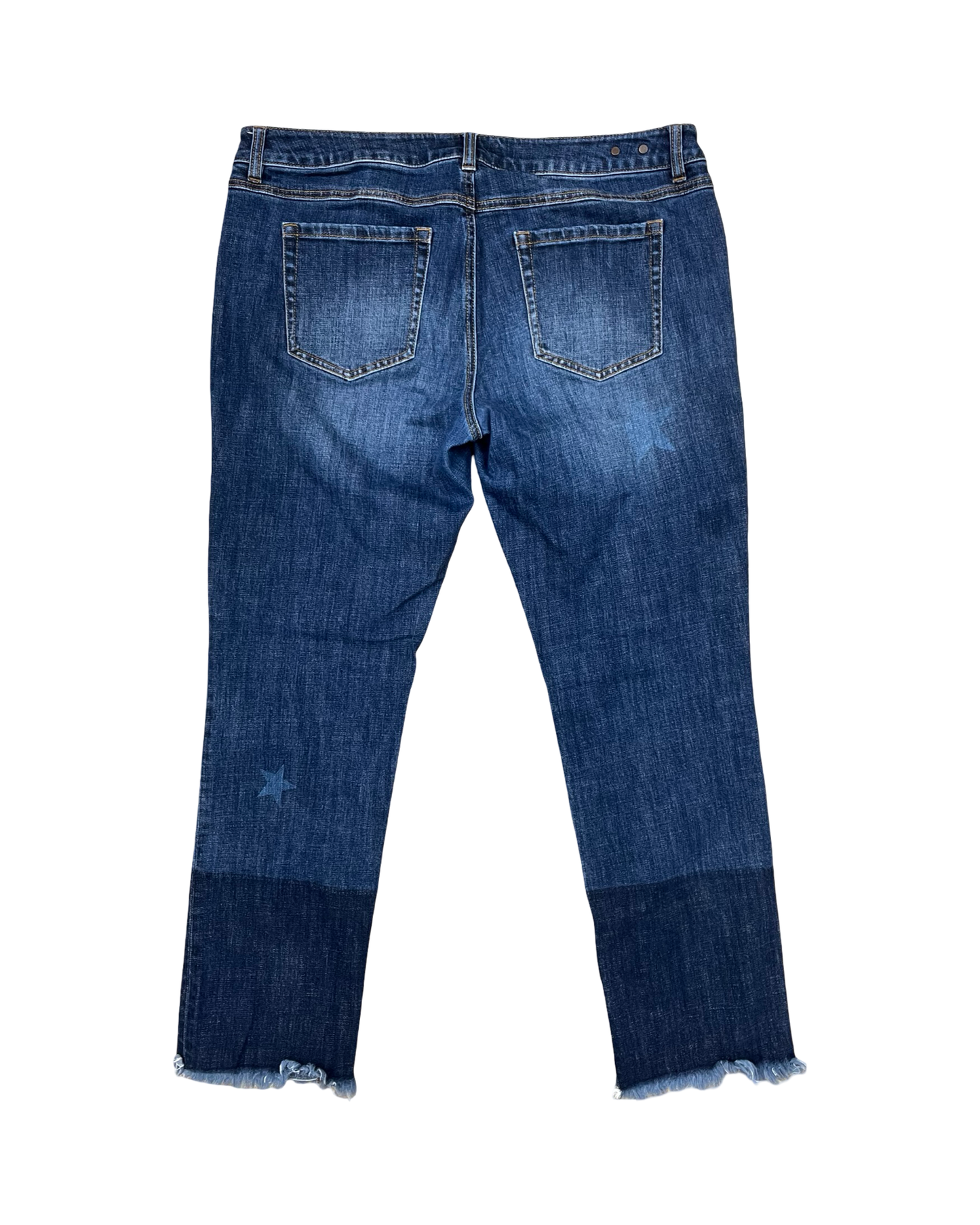 Jeans Straight By Cabi In Blue Denim, Size:10