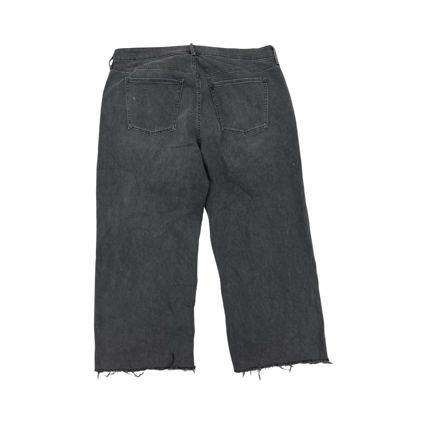 Jeans Wide Leg By Old Navy In Black Denim, Size:20