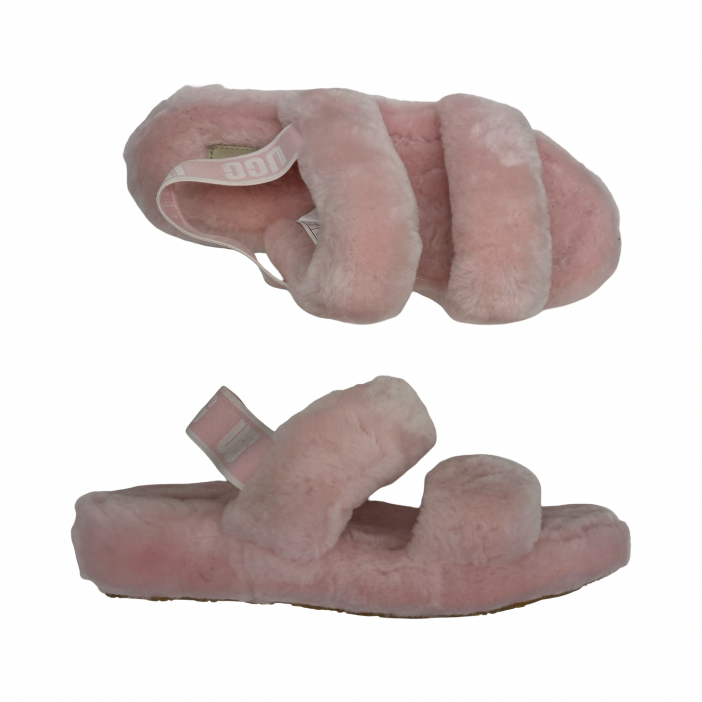Sandals Designer By Ugg In Pink, Size:9