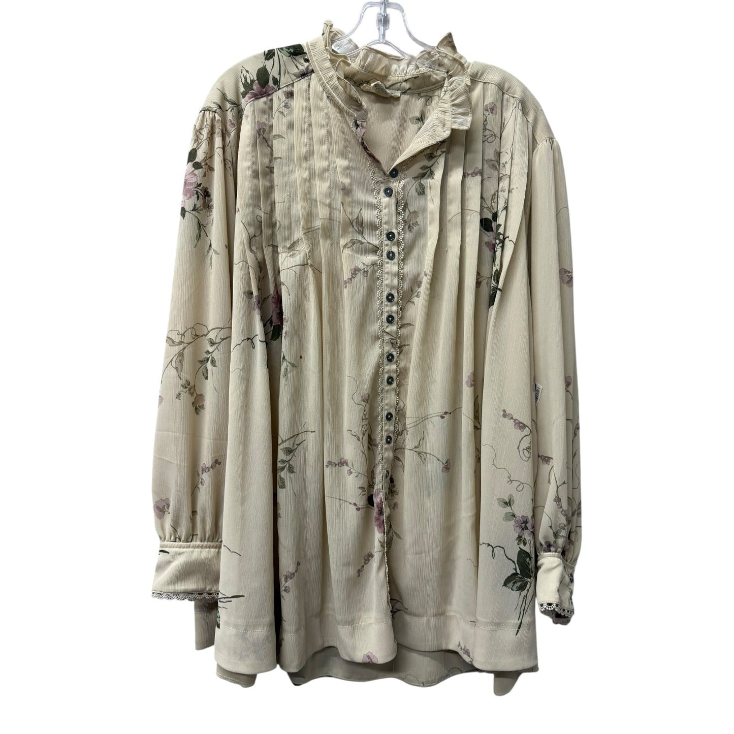 Top Ls By Festi In Tan, Size:3X