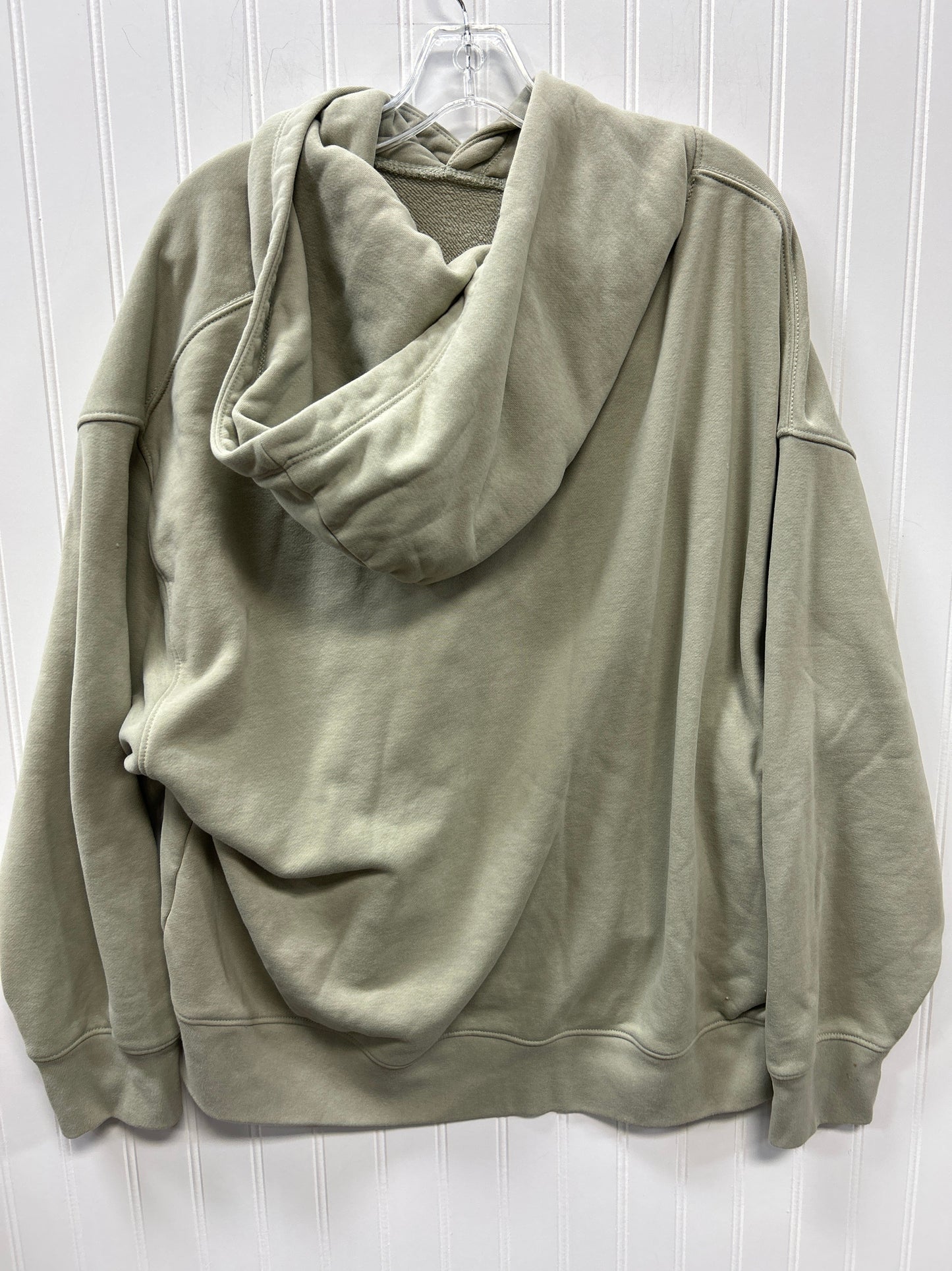Sweatshirt Hoodie By American Eagle In Green, Size:Xl