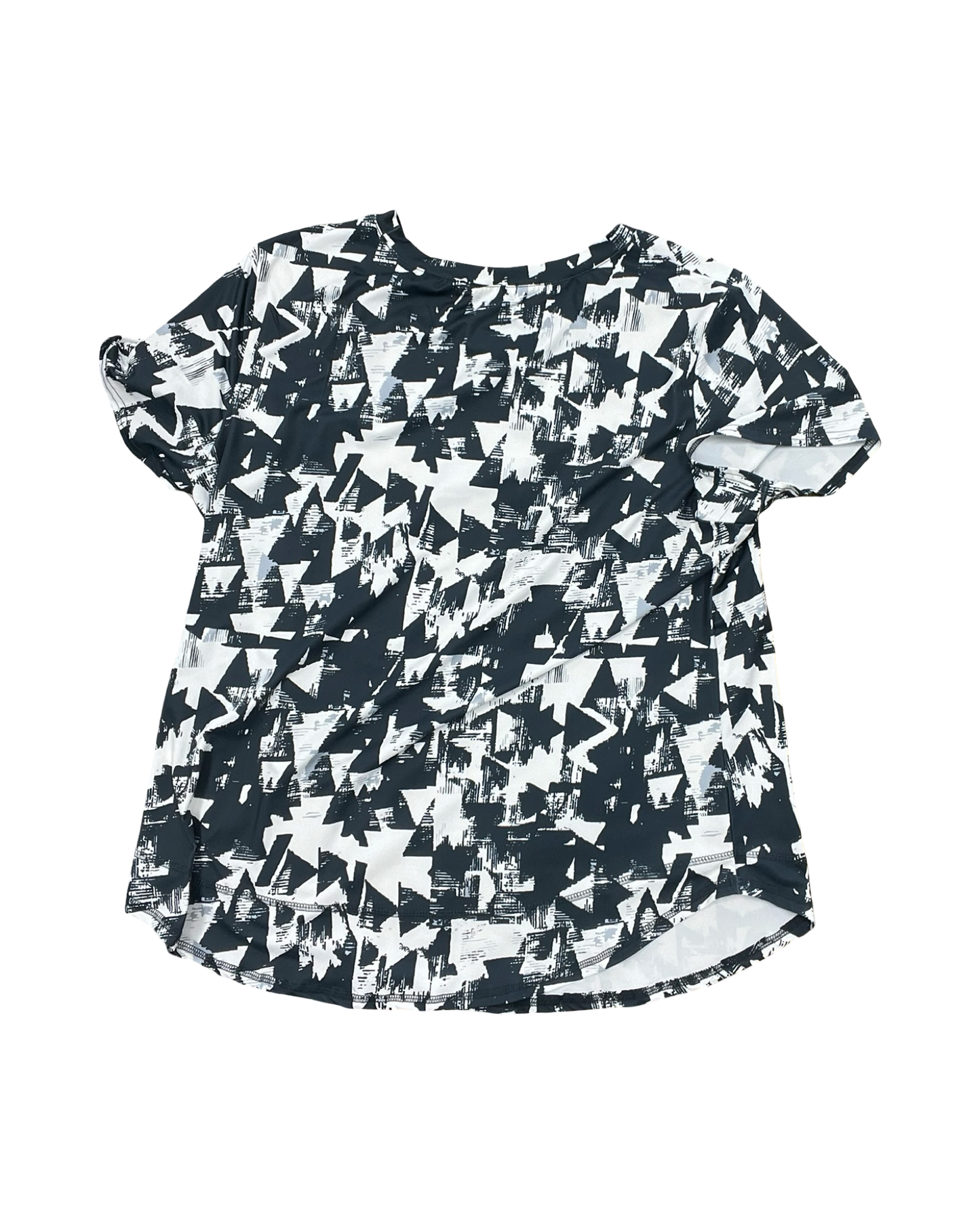 Top Ss By Clothes Mentor In Black & White, Size:Xl