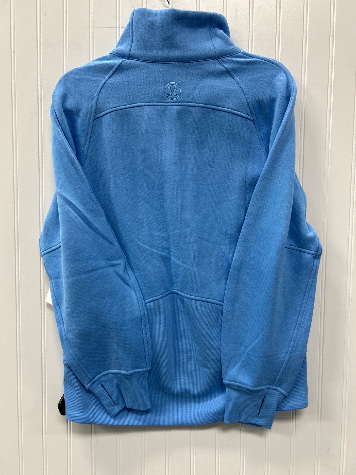 Athletic Jacket By Lululemon In Blue, Size:Xs