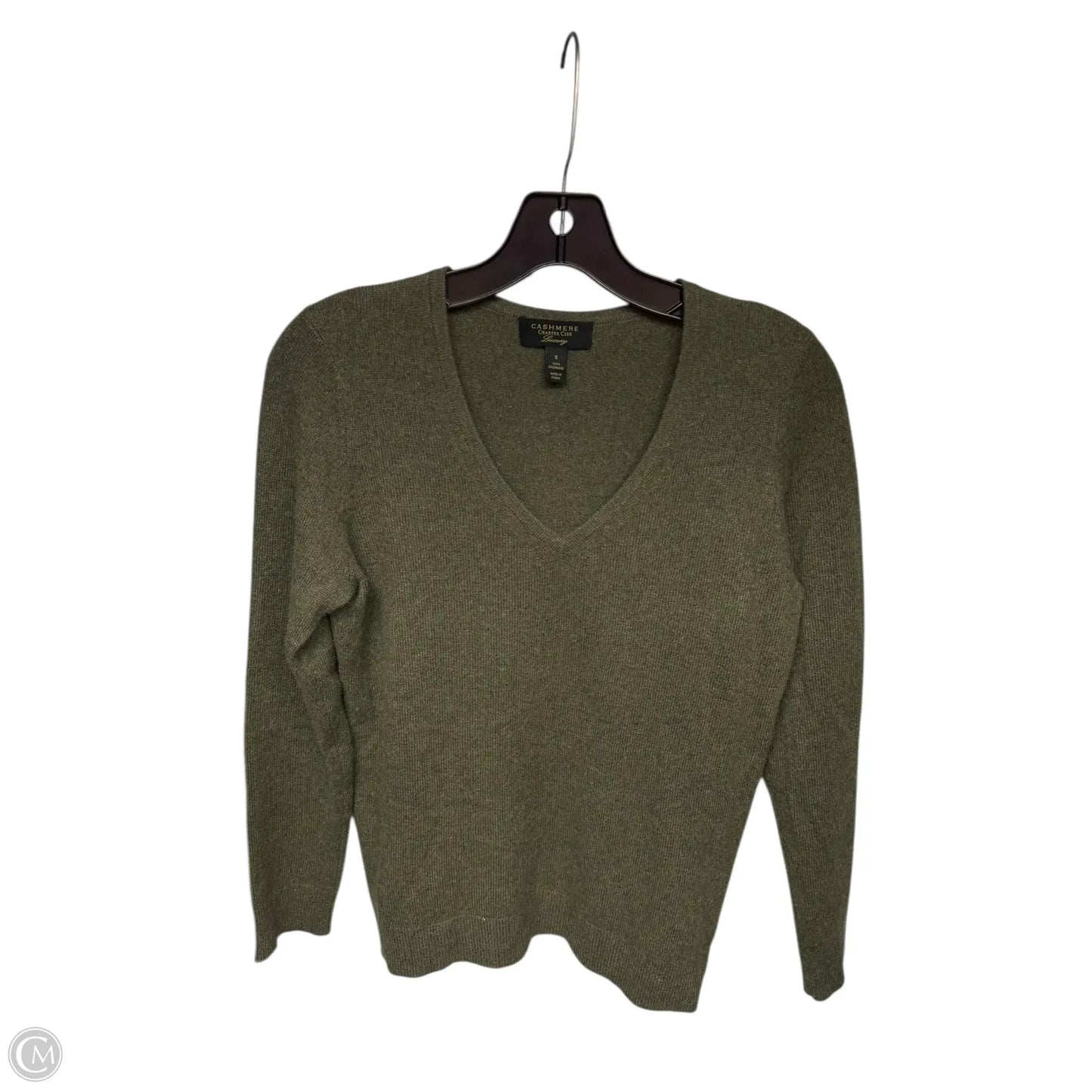 Sweater Cashmere By Charter Club In Green, Size: S