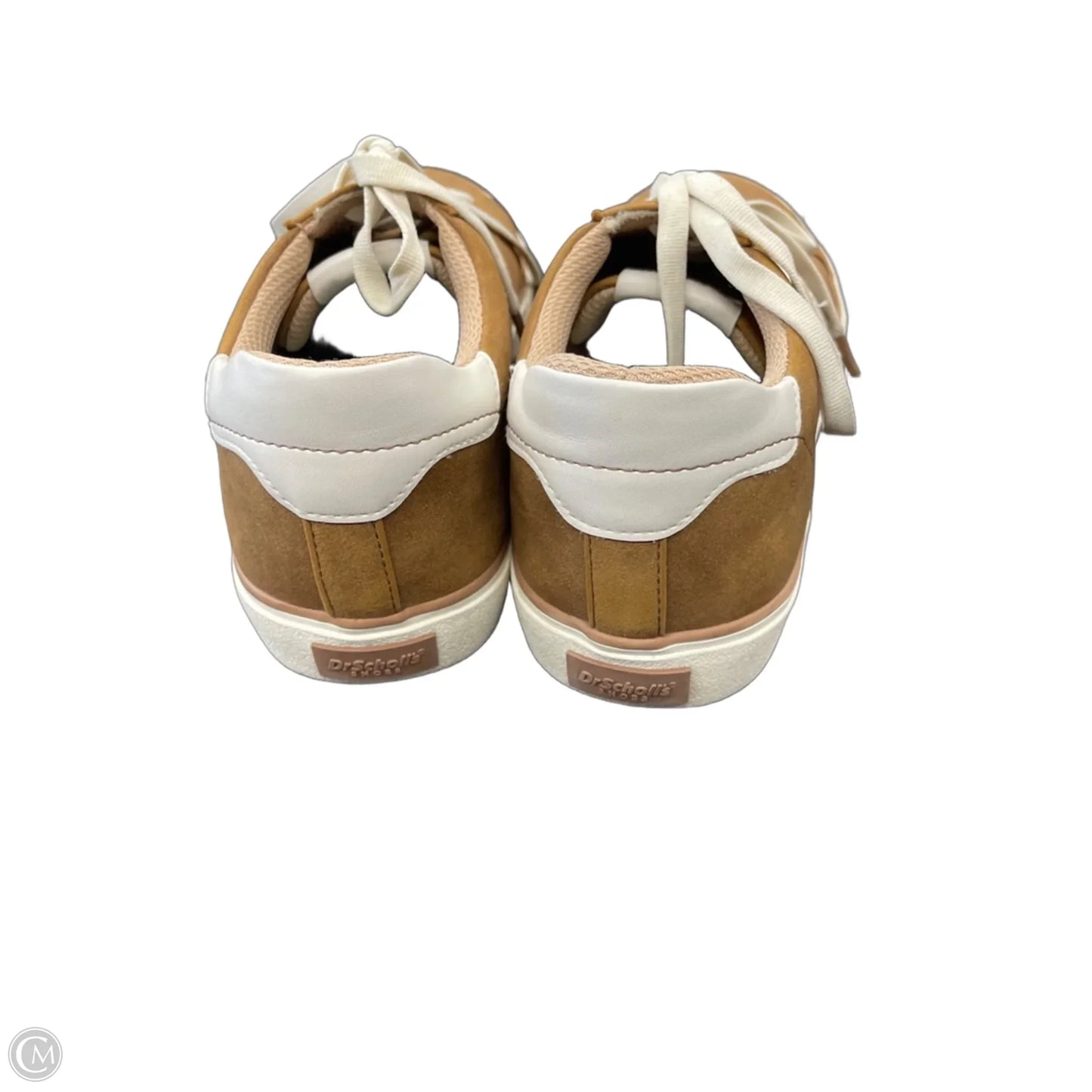 Shoes Athletic By Dr Scholls In Brown & Cream, Size: 8.5