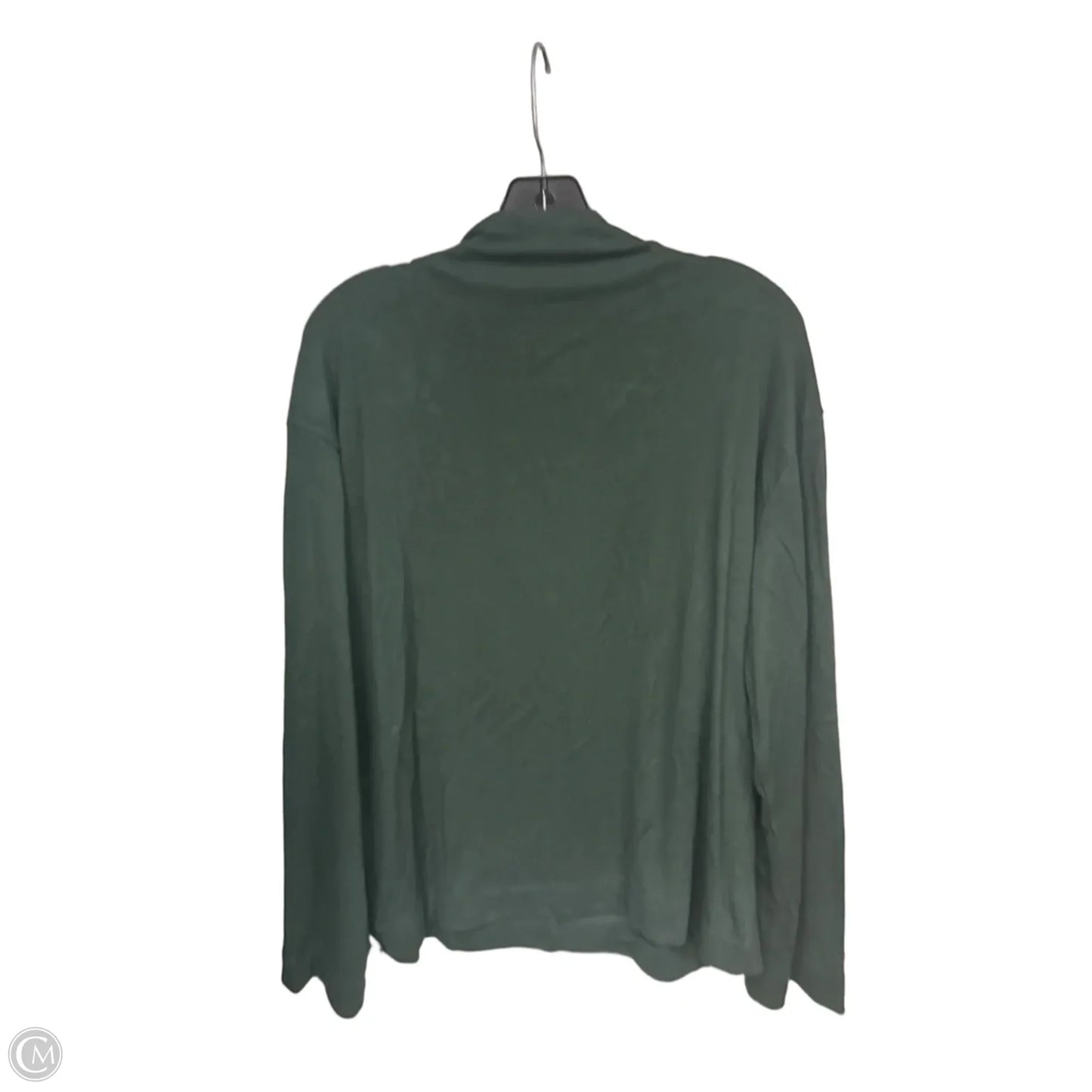 Top Long Sleeve By Banana Republic In Green, Size: L