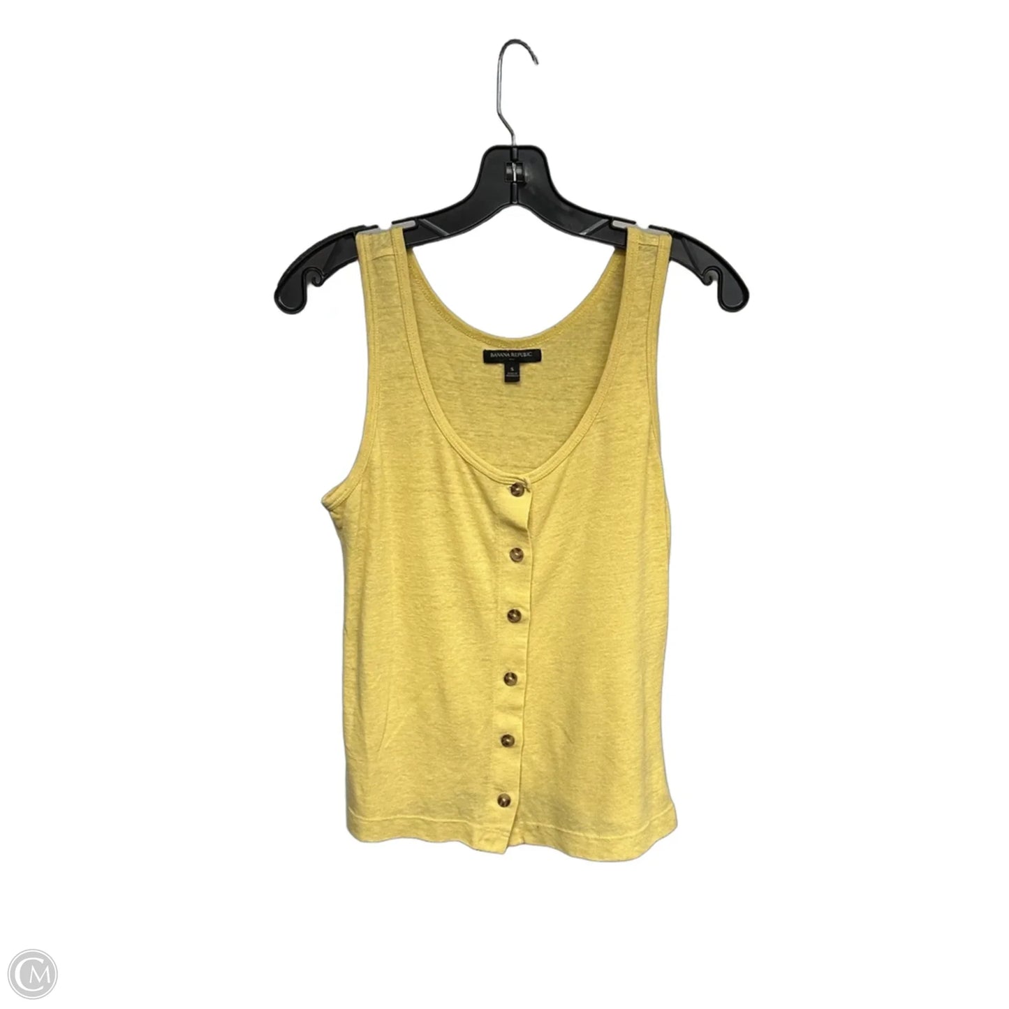 Tank Top By Banana Republic In Yellow, Size: S