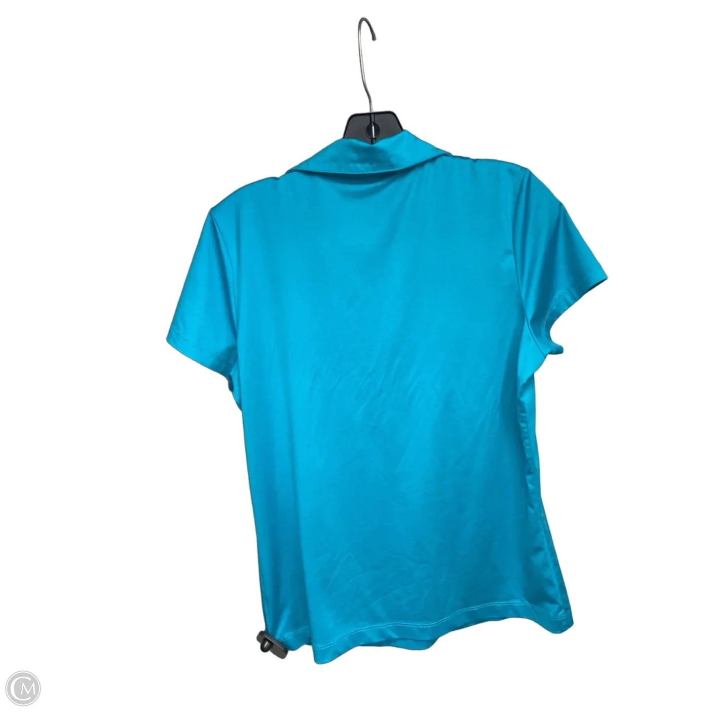 Athletic Top Short Sleeve By Tail In Blue, Size: M