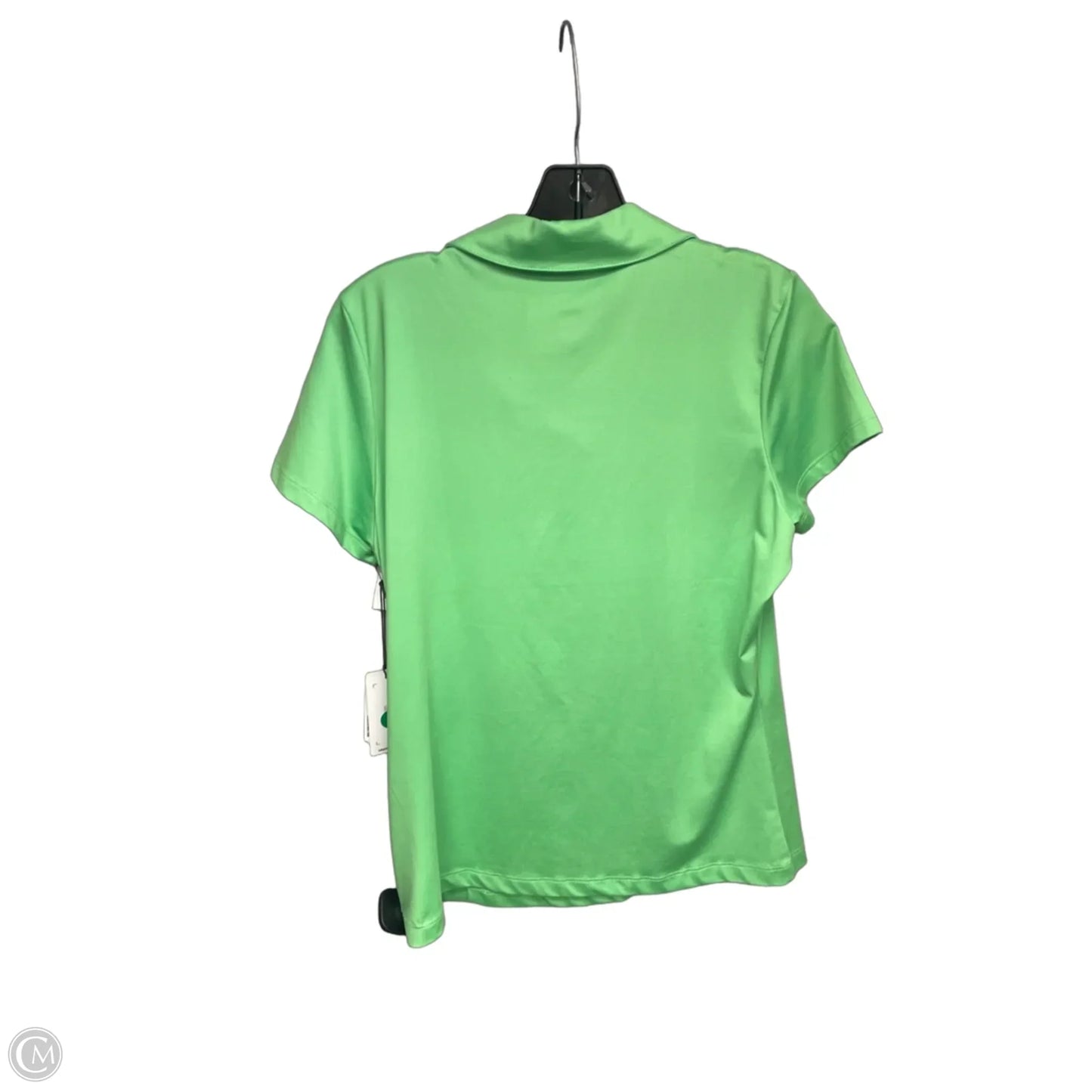 Athletic Top Short Sleeve By Tail In Green, Size: M