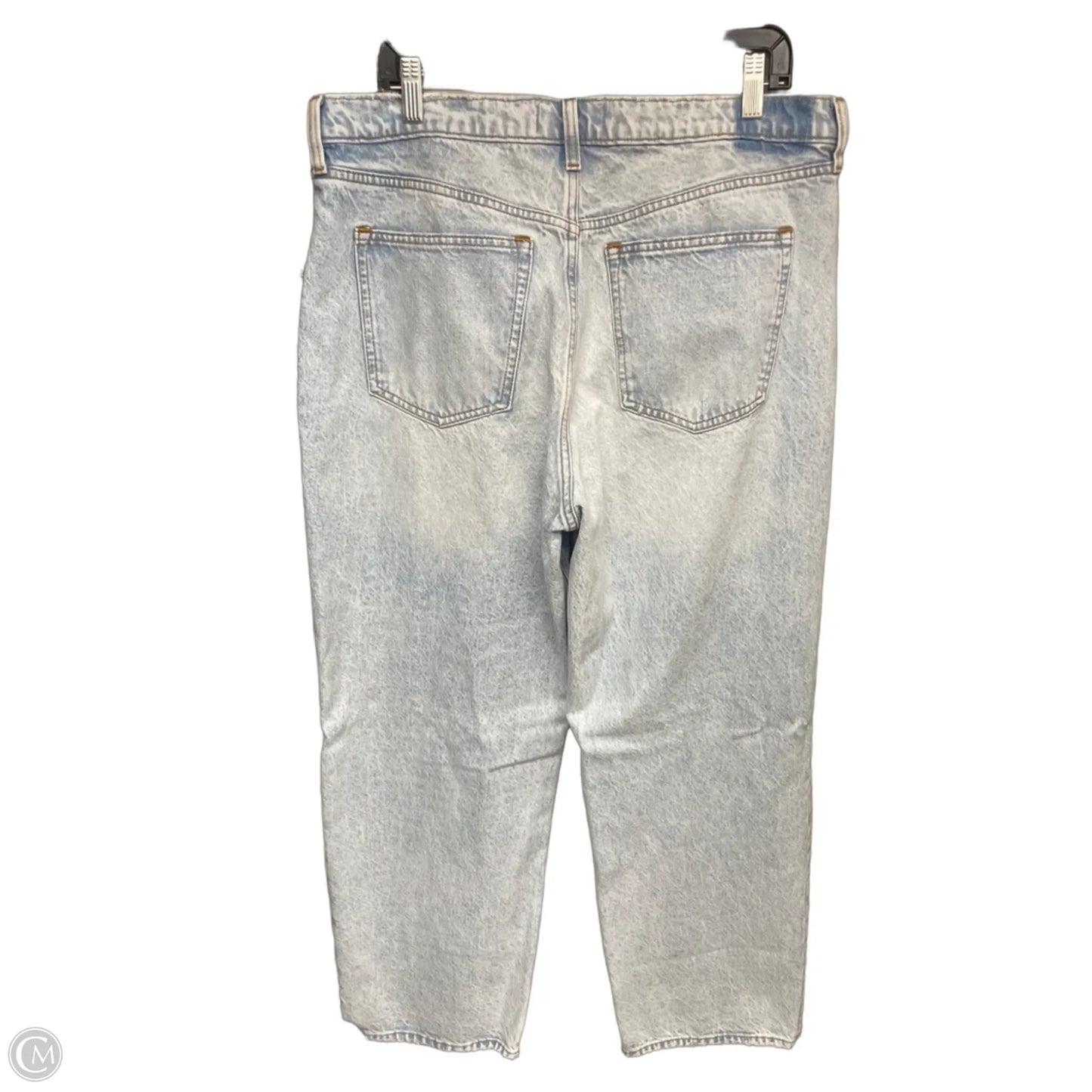 Jeans Straight By Abercrombie And Fitch In Blue Denim, Size: 16