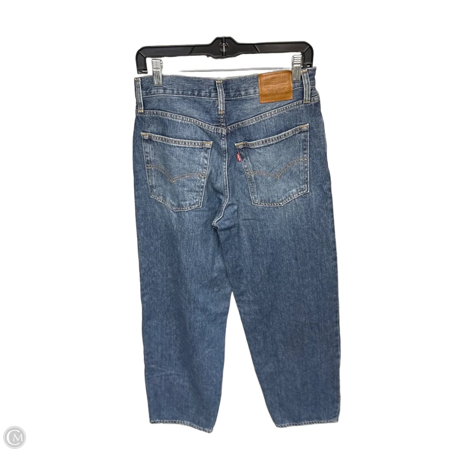 Jeans Straight By Levis In Blue Denim, Size: 4