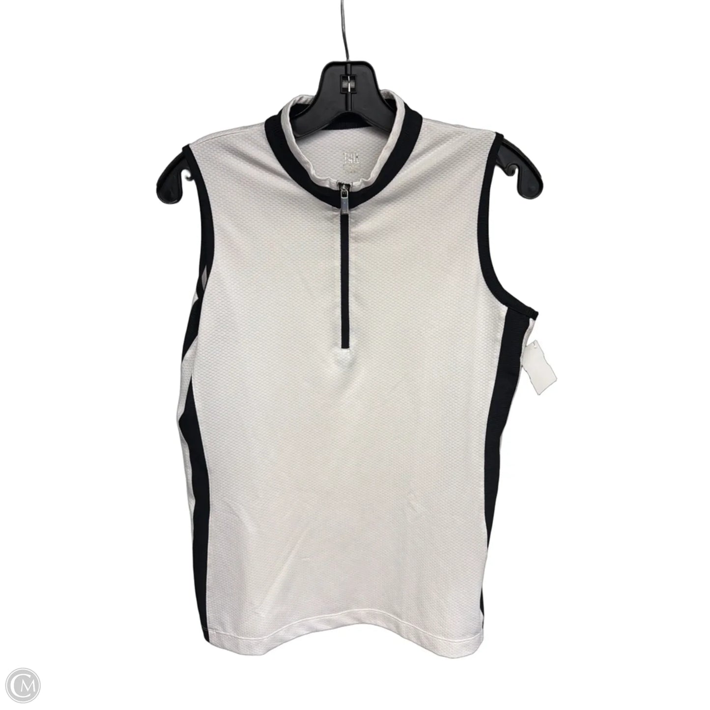 Athletic Tank Top By Tail In White, Size: M