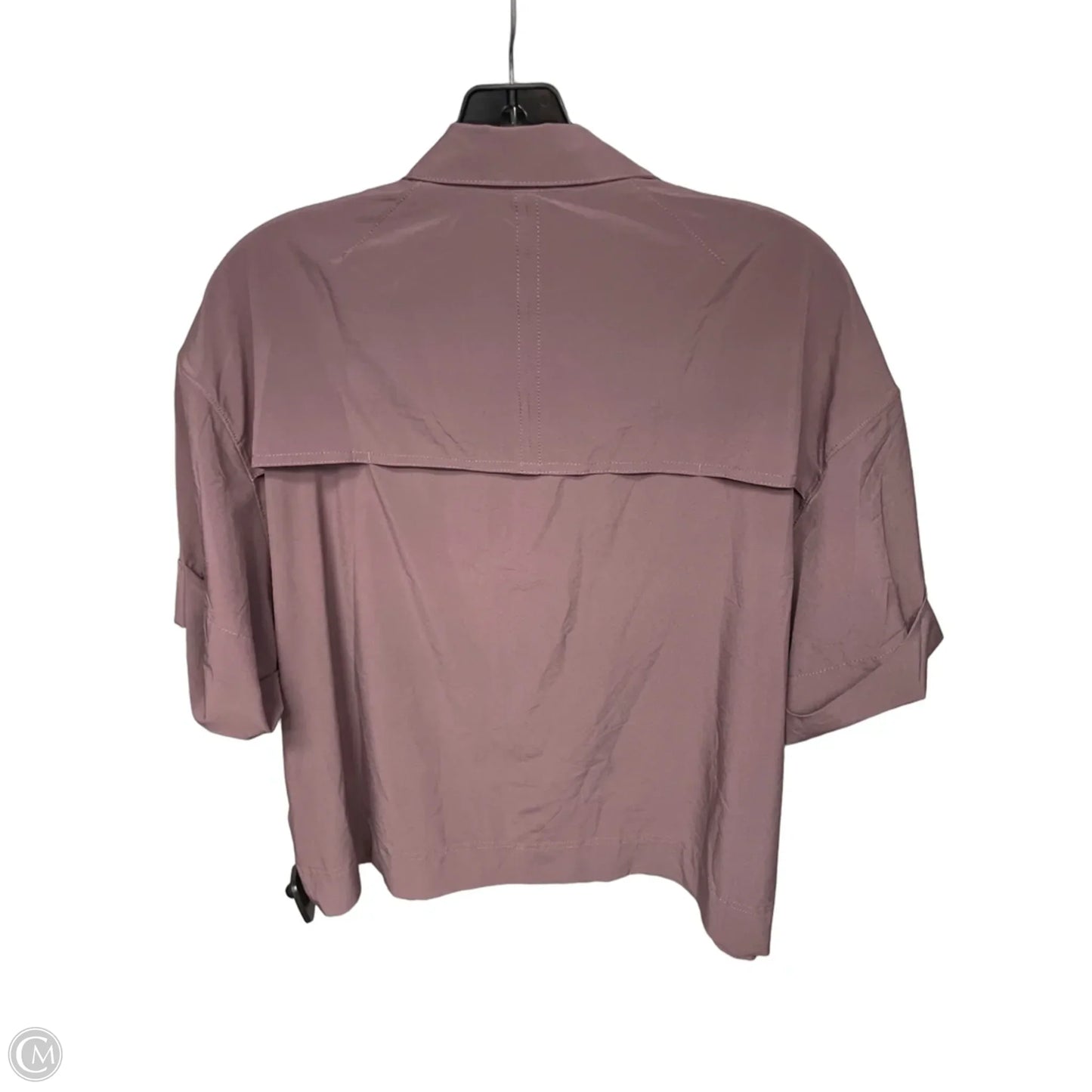 Athletic Top Short Sleeve By Athleta In Purple, Size: M