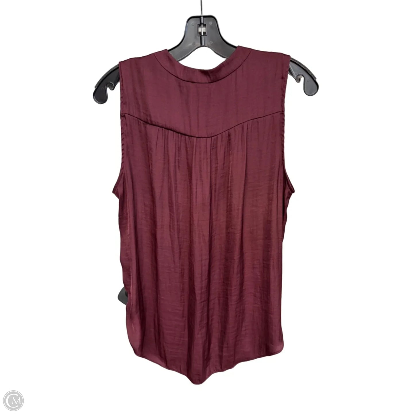 Top Sleeveless By Vince Camuto In Maroon, Size: M