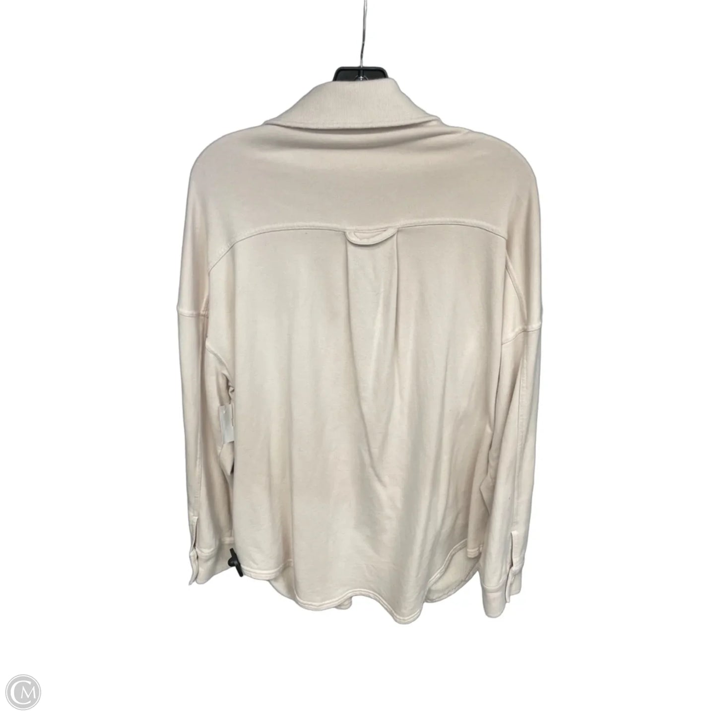 Jacket Shirt By Joy Lab In Pink, Size: L