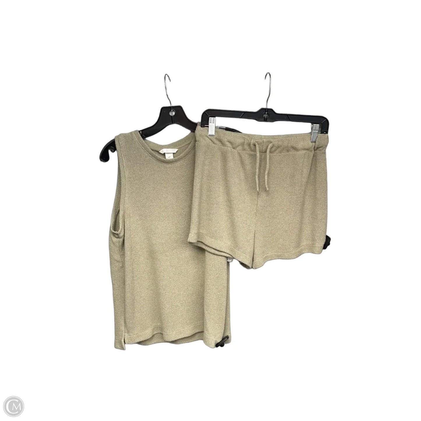 Shorts Set By H&m In Tan, Size: M