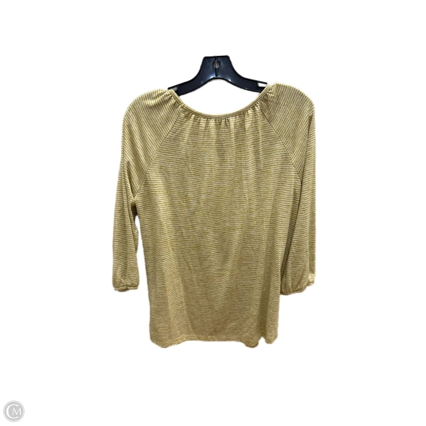 Top Long Sleeve By Sonoma In Yellow, Size: L