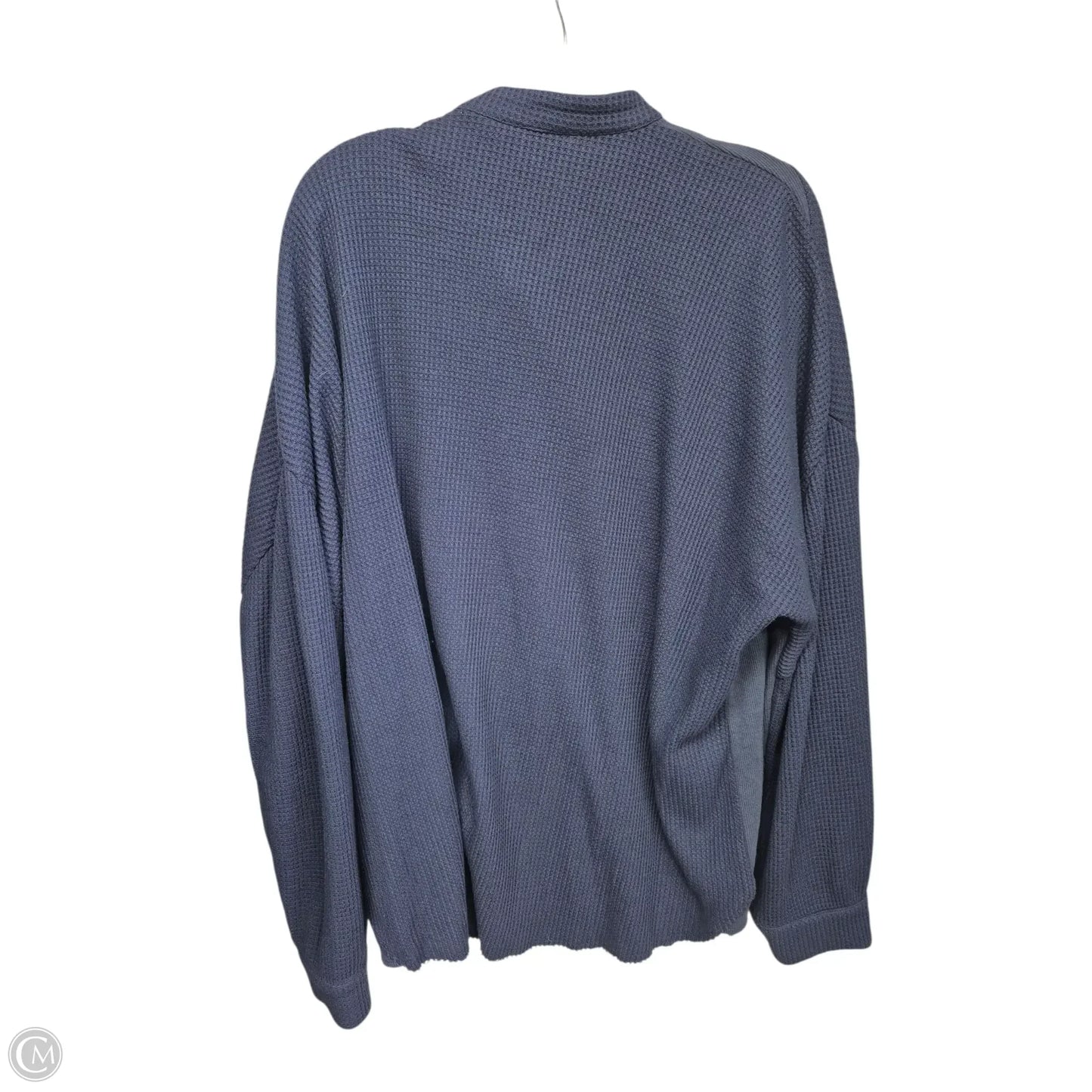 Jacket Shirt By Clothes Mentor In Navy, Size: Xxl