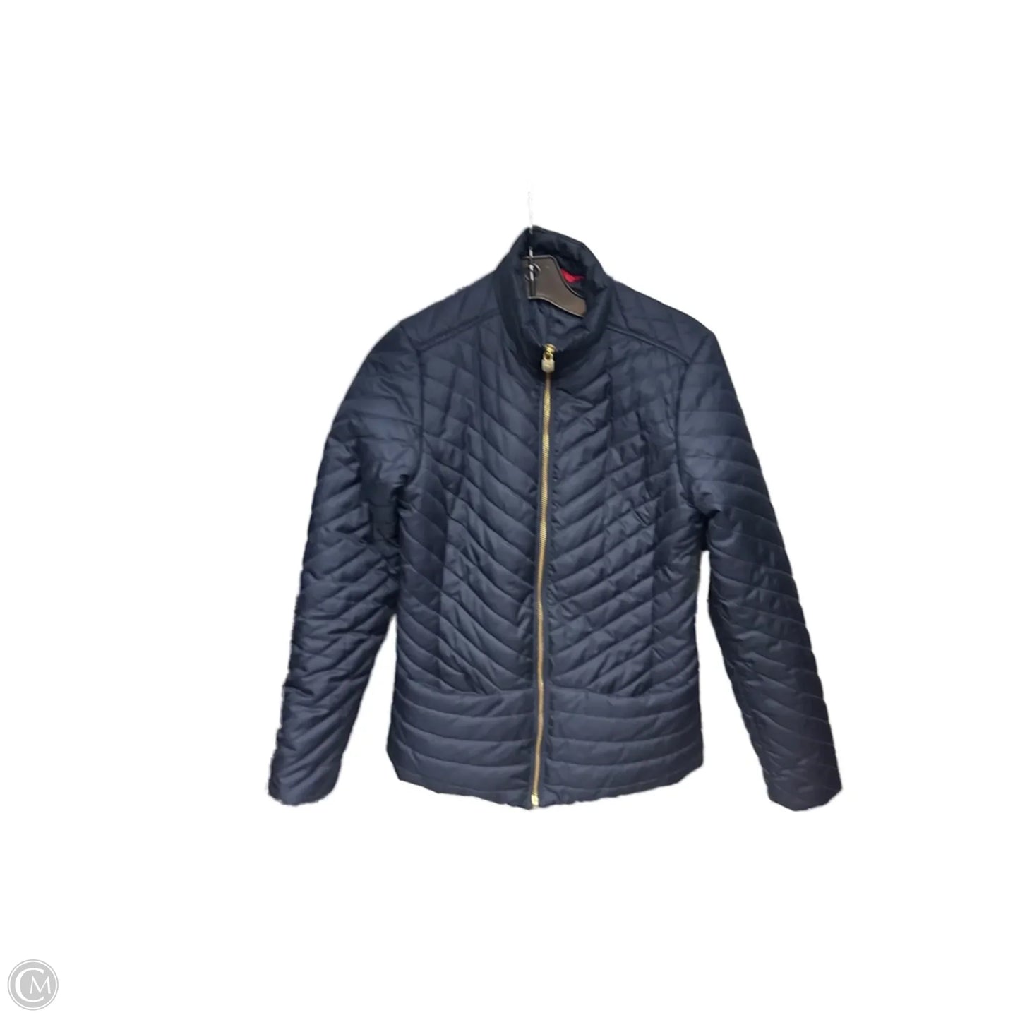 Jacket Puffer & Quilted By Tommy Hilfiger In Navy, Size: S