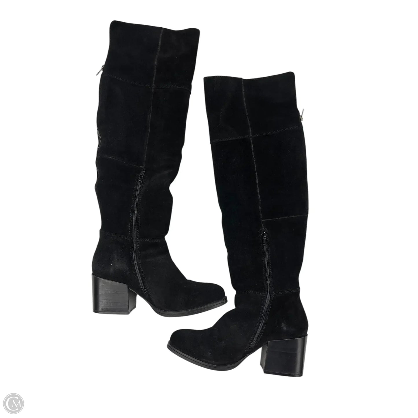 Boots Knee Heels By Steve Madden In Black, Size: 7