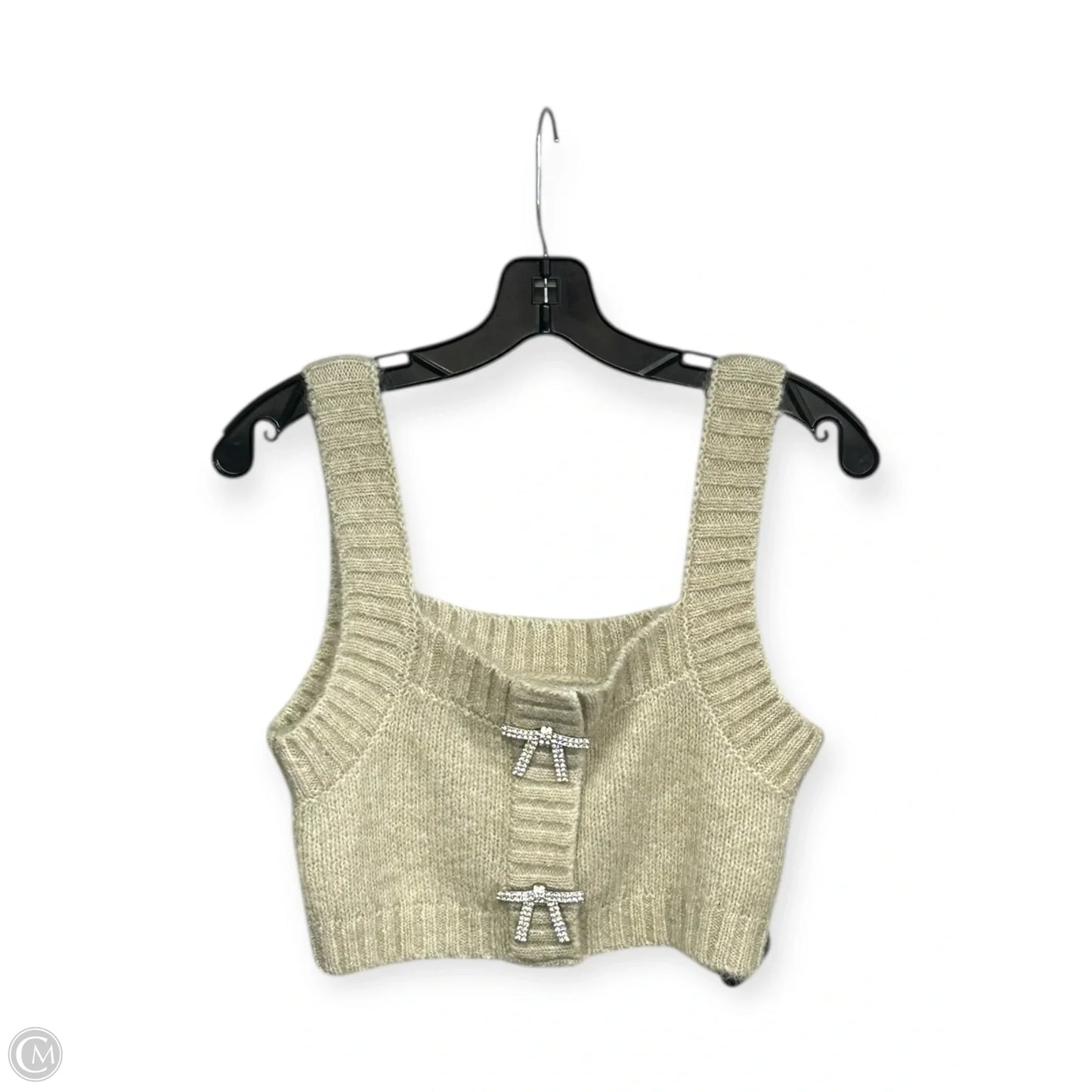 Tank Top By Zara In Cream, Size: M