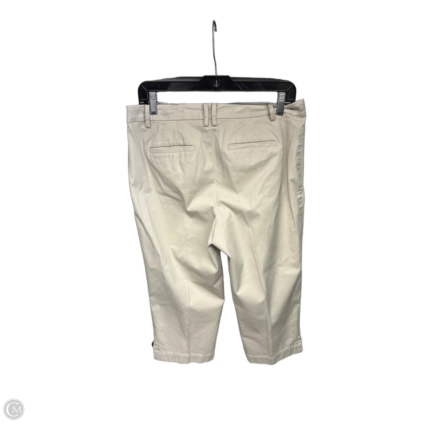 Capris By Talbots In Cream, Size: 8p