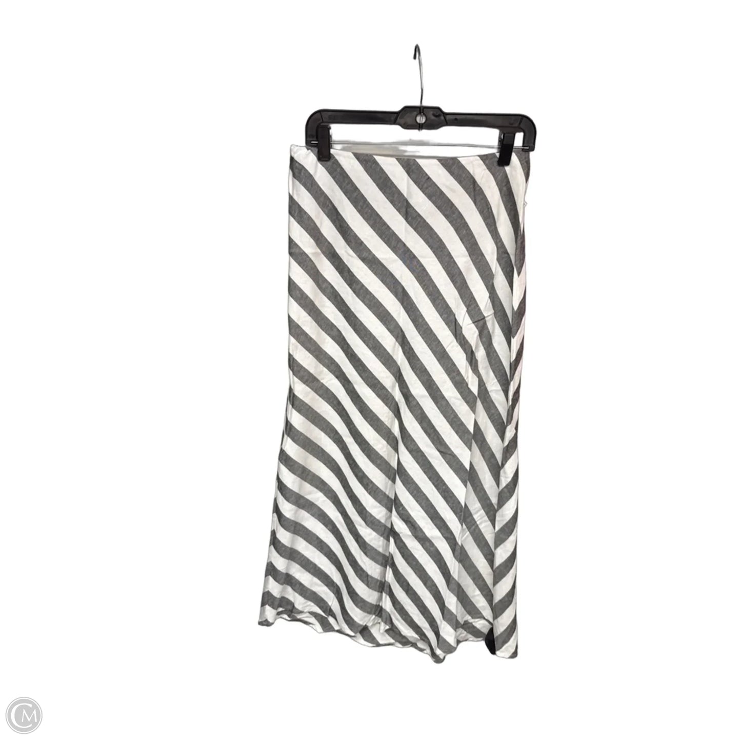 Skirt Maxi By On 34th In Grey & White, Size: S