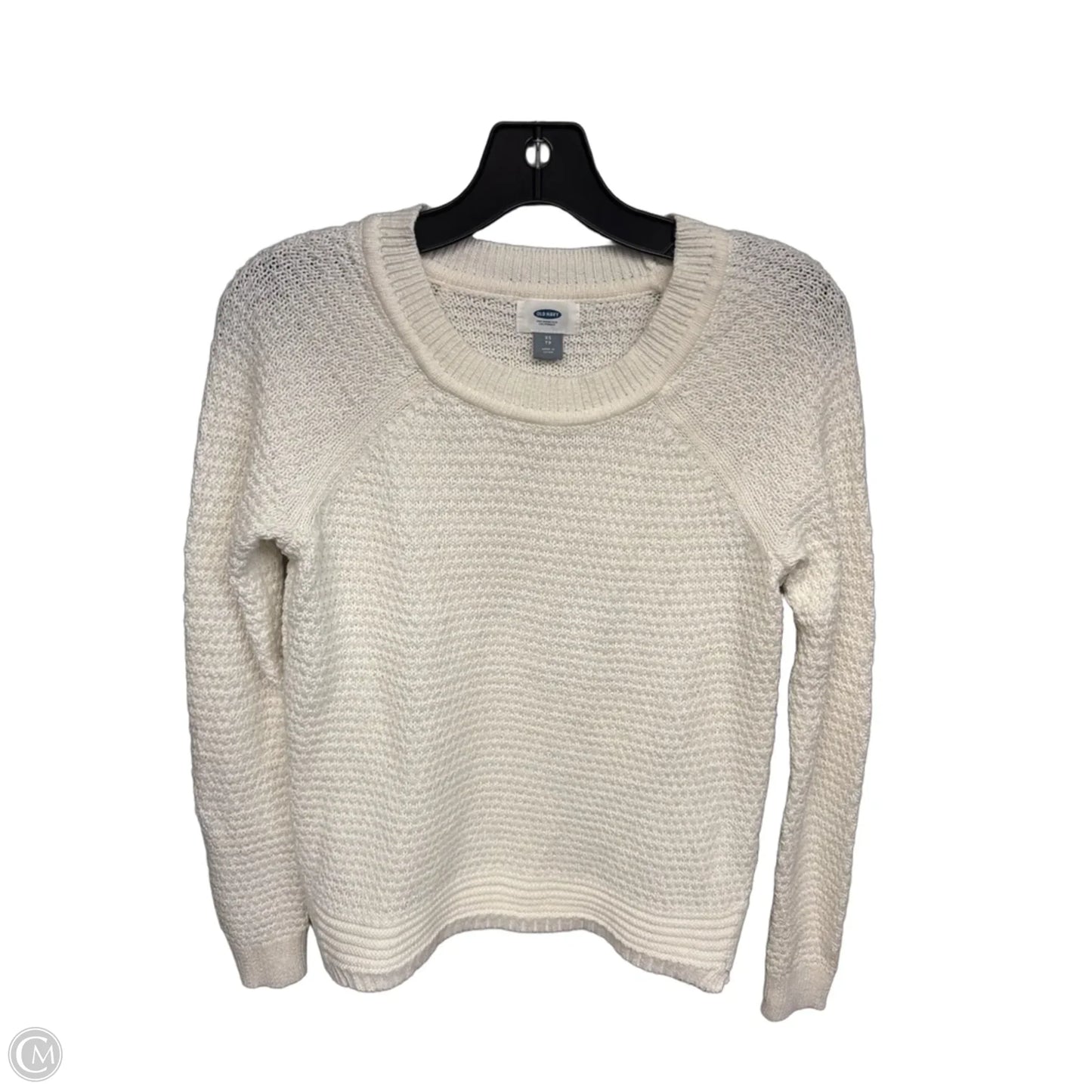 Sweater By Old Navy In Cream, Size: Xs