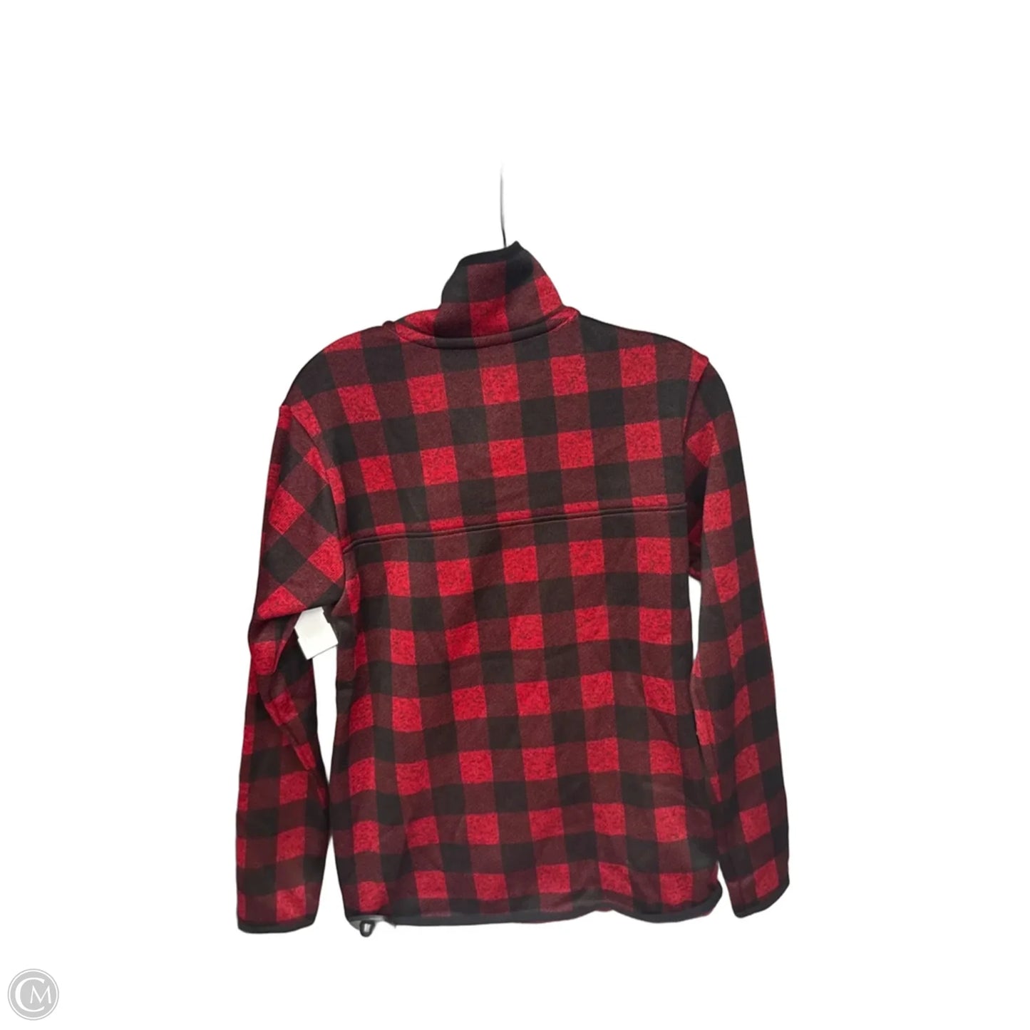 Top Long Sleeve By Eddie Bauer In Plaid Pattern, Size: S