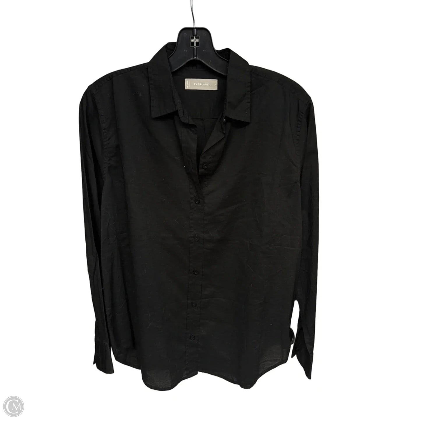 Top Long Sleeve By Everlane In Black, Size: 2