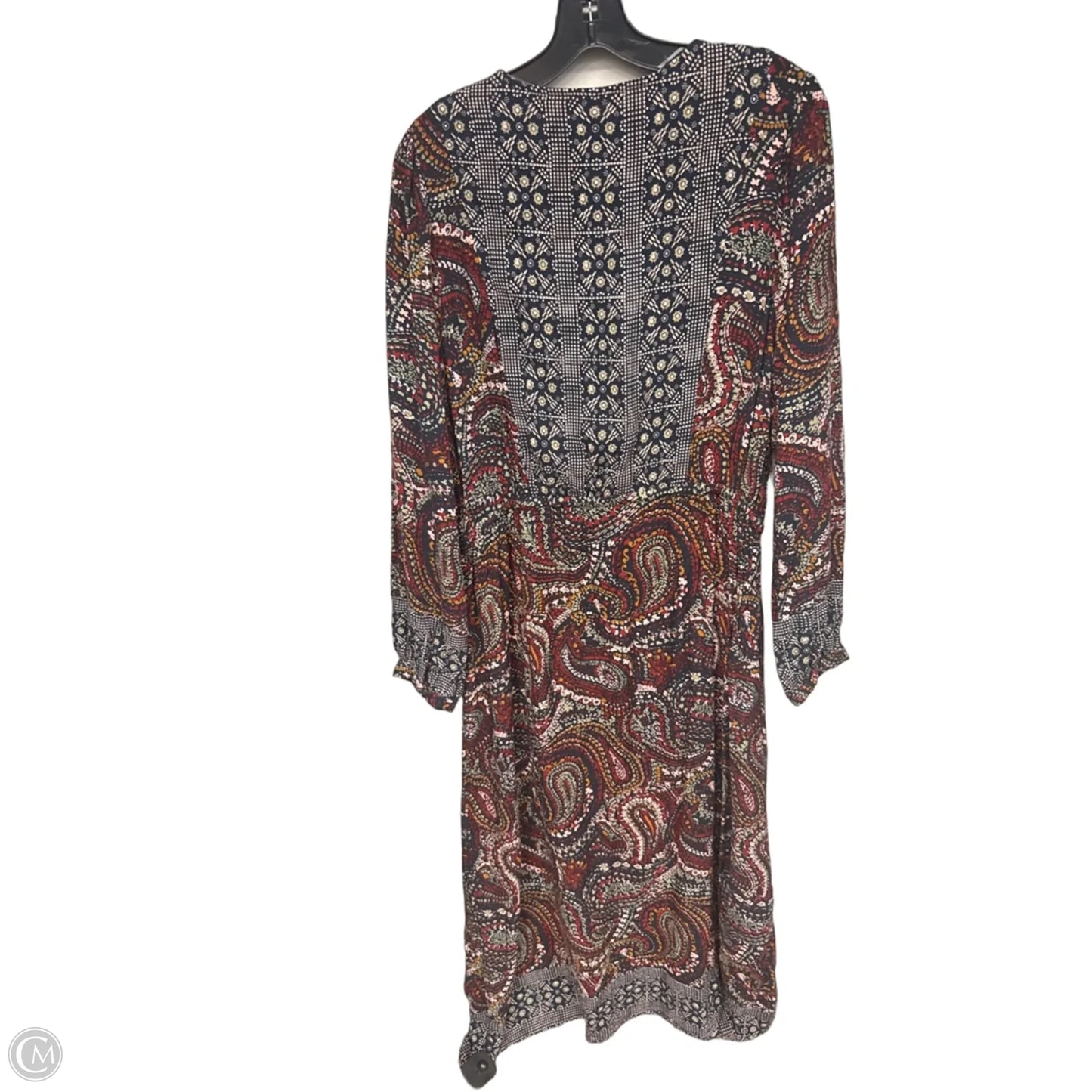 Dress Casual Maxi By Knox Rose In Blue & Red, Size: L