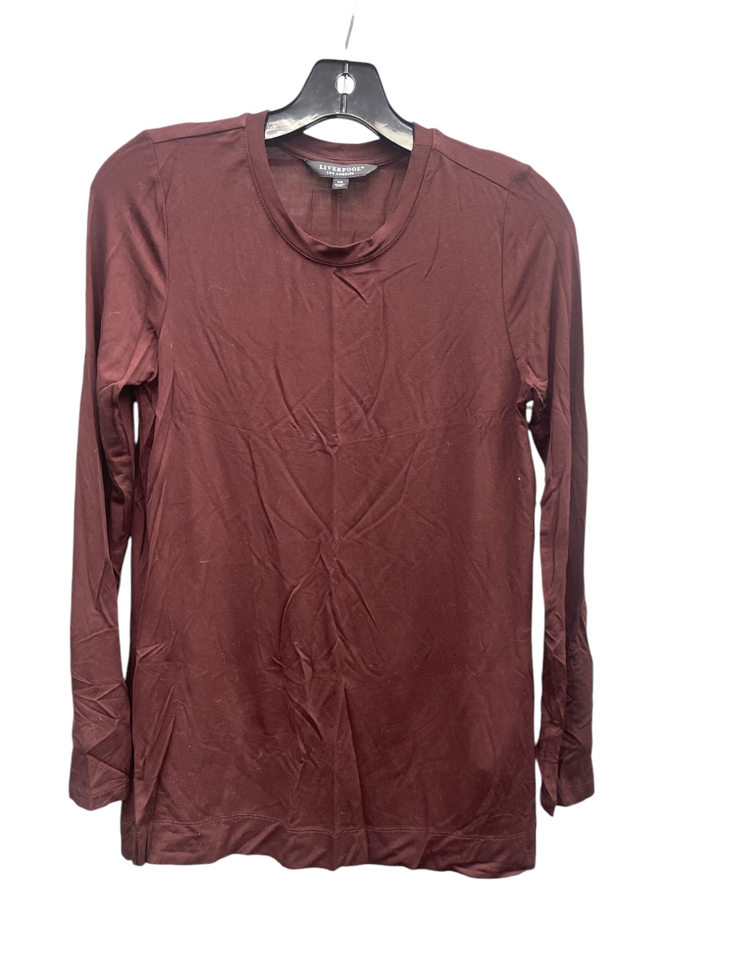 Top Long Sleeve Basic By Liverpool Size: Xs